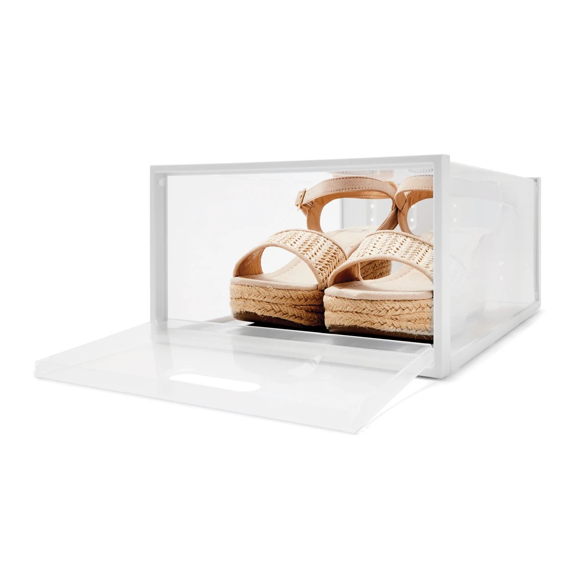 1 Small Plastic Shoe Storage Box, 1 of 7