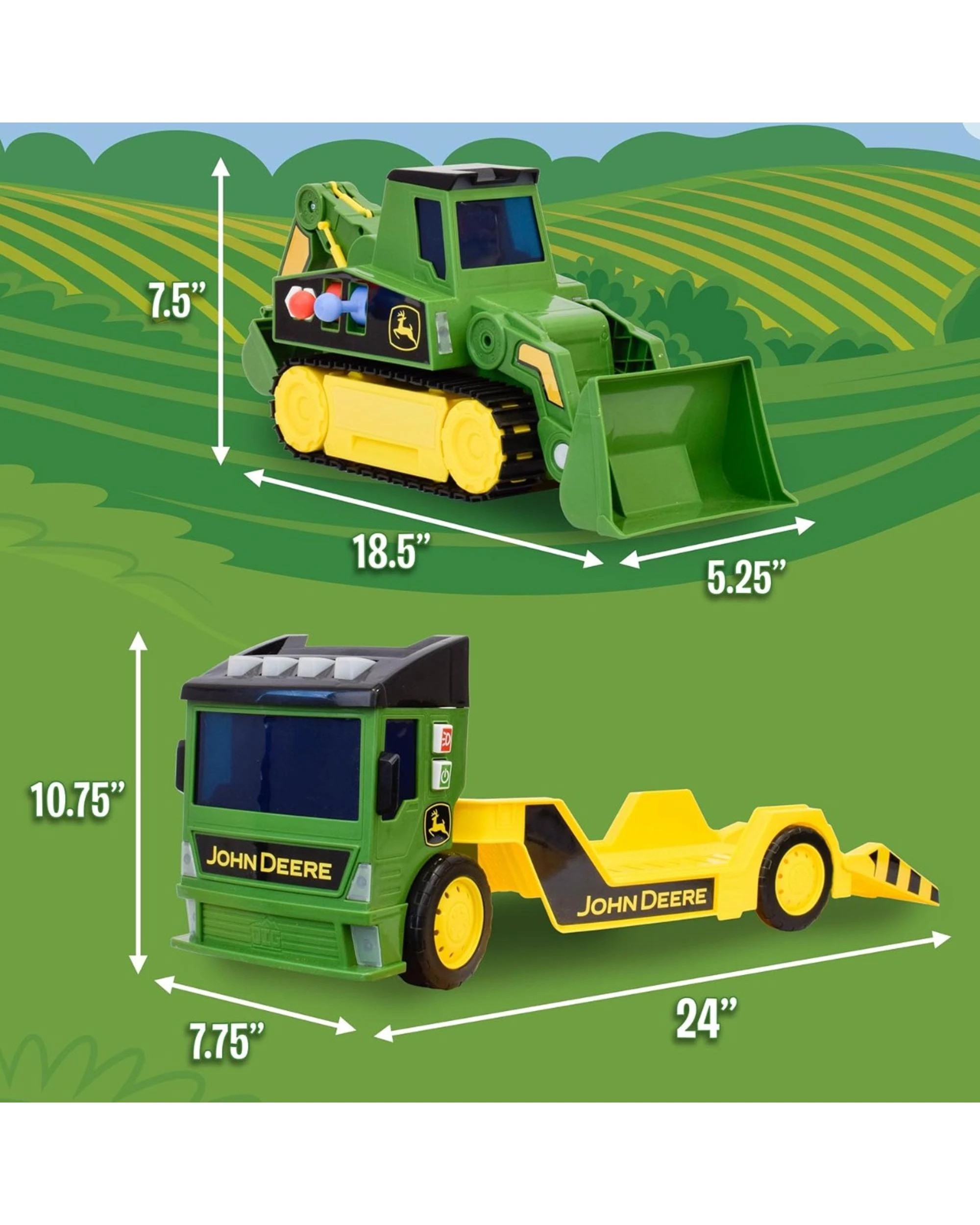 7 TOMY John Deere Kids 2-in-1 Mega Mover Truck, 7 of 7