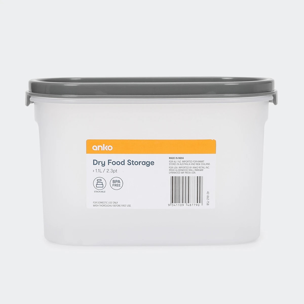 4 1.1L Dry Food Storage, 4 of 4