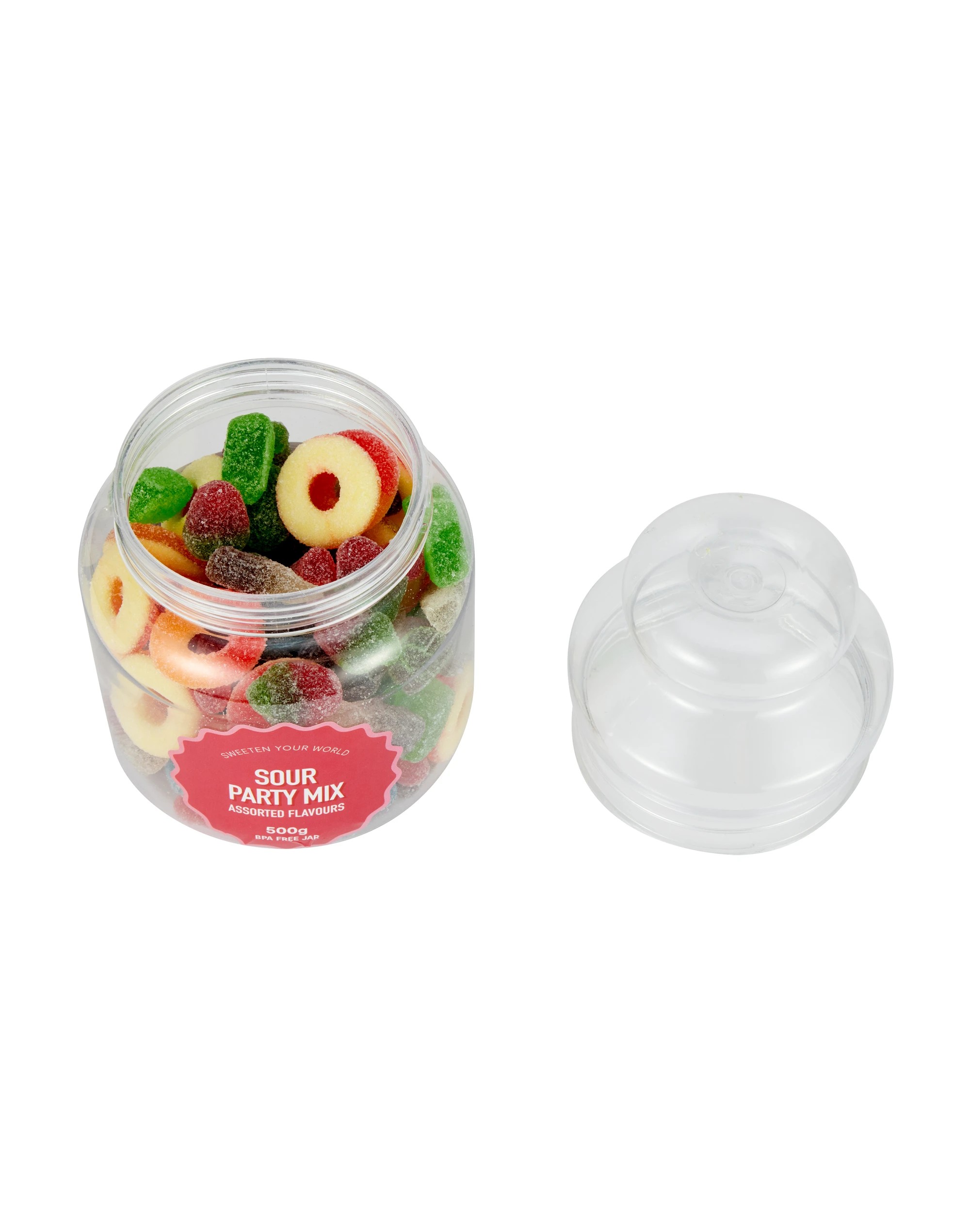 3 Assorted Flavours Sour Party Mix 500g, 3 of 5