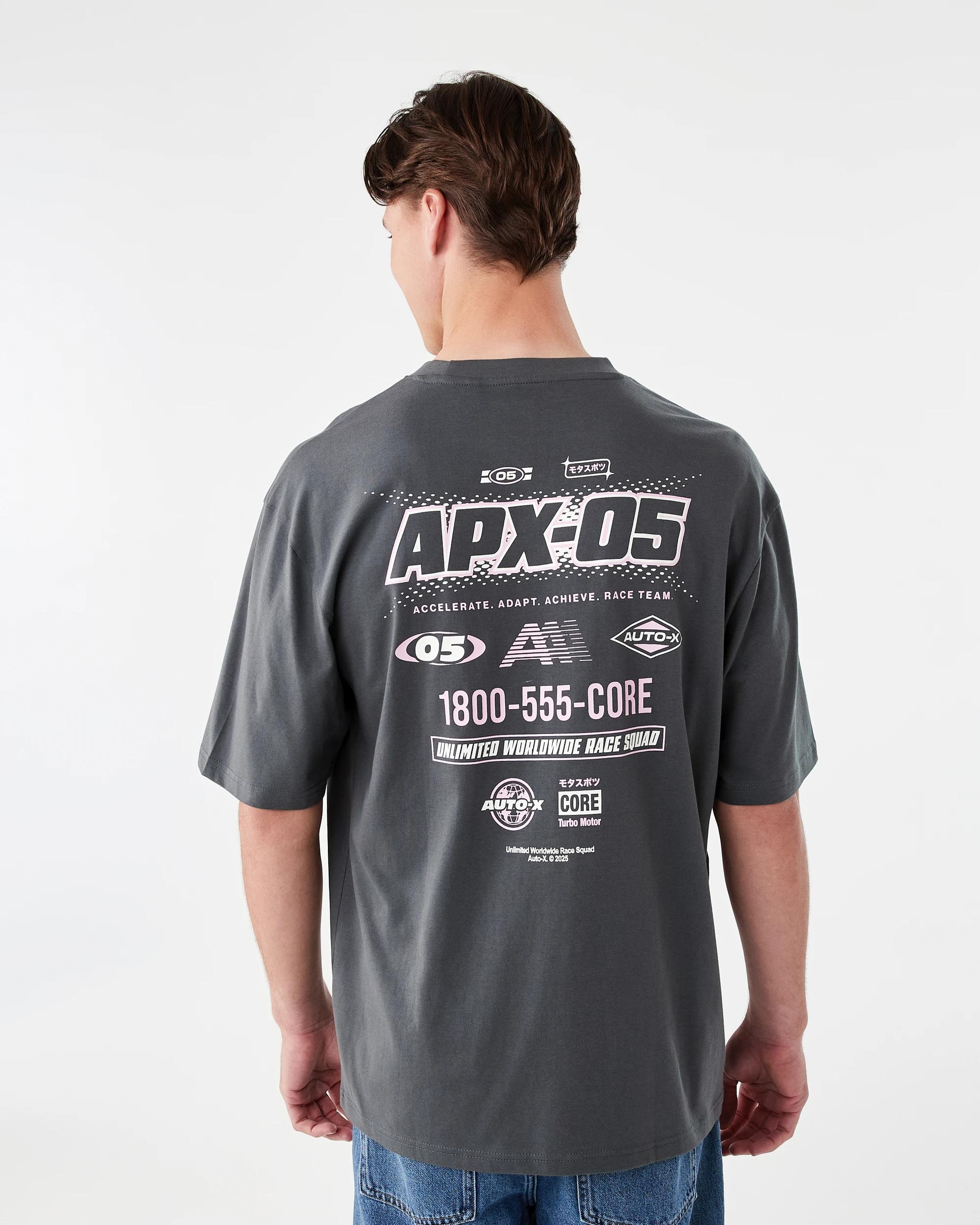 3 Oversized Print T-shirt Gry Auto, 3 of 8