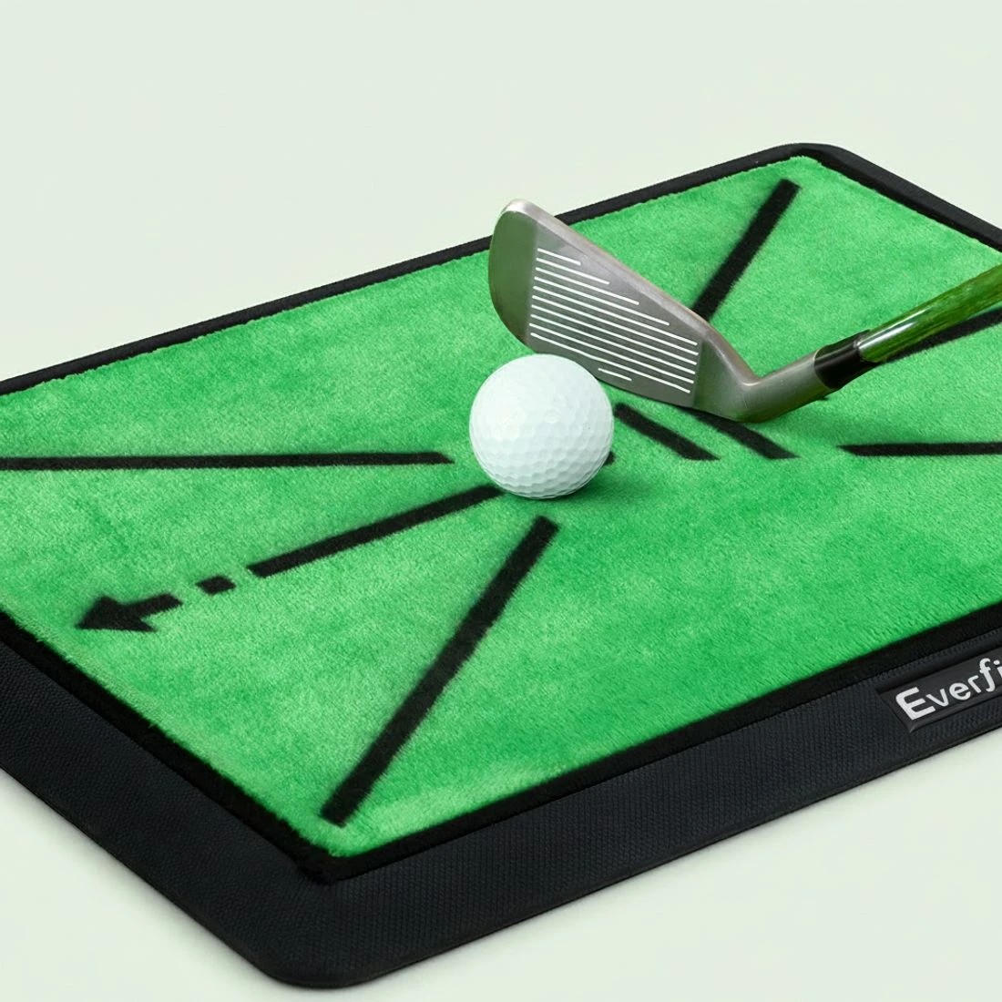 5 Everfit Golf Hitting Mat Training Swing Path Feedback Detection Batting 44x33cm - Green, 5 of 6