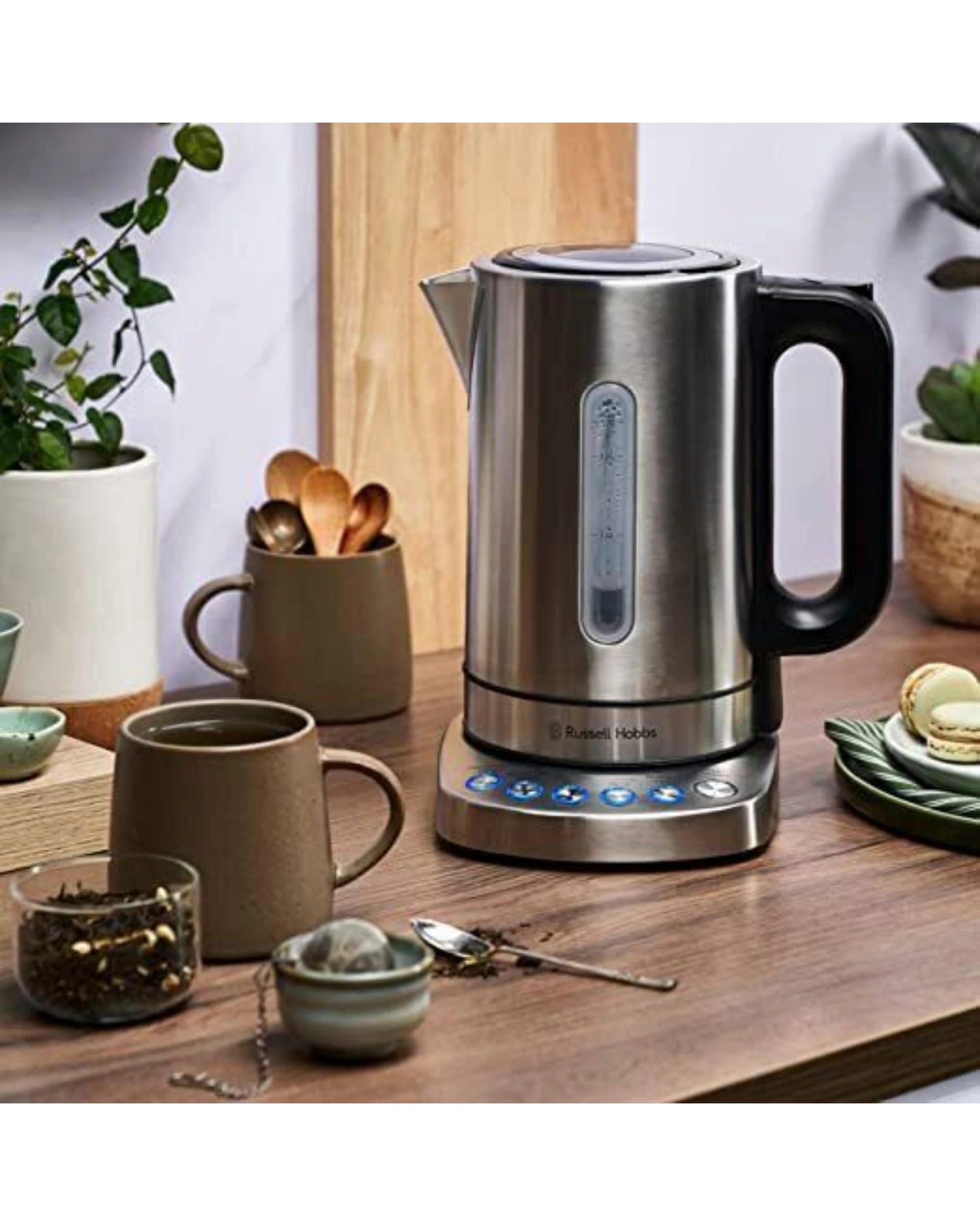 4 Russell Hobbs Addison Toaster & Kettle Set - Silver, 4 of 4