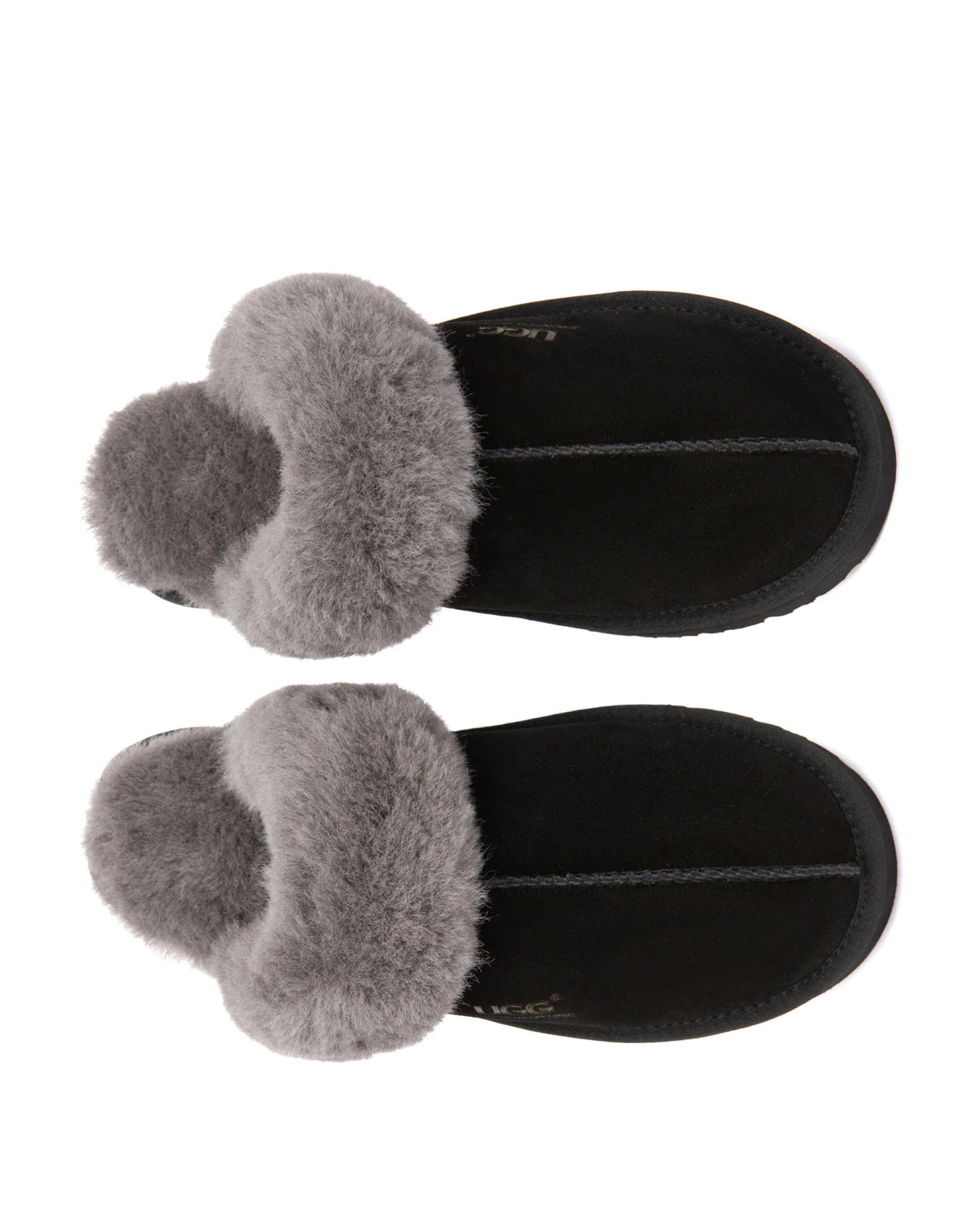 5 Australian Shepherd UGG Unisex Muffin Slippers BLACK, 5 of 5