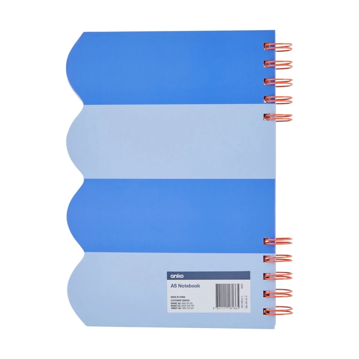 4 A5 Notebook - Blue, 4 of 4