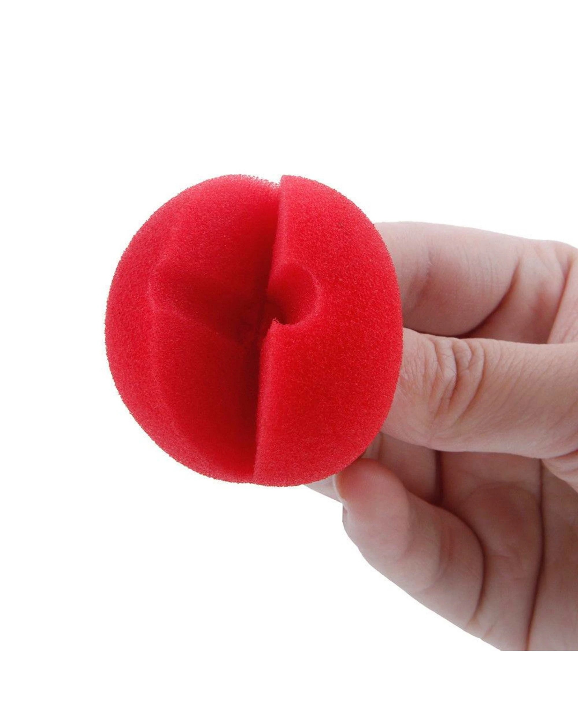 2 Oceana Foam Clown or Rudolph Nose - One Size - Red, 2 of 2