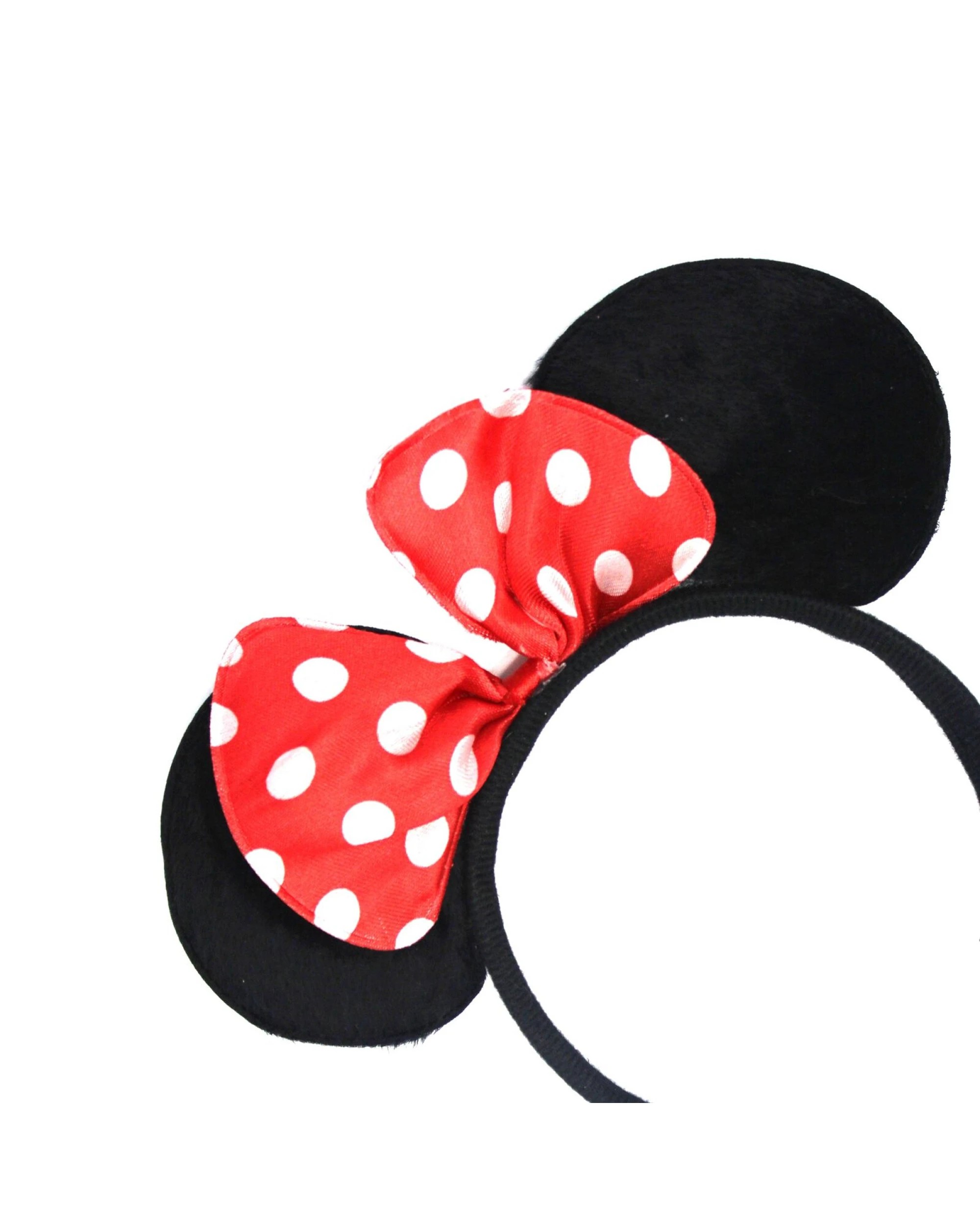 3 Br Costumes Minnie Mouse Headband Costume Halloween Party Hair Head Band W/ Bow - Black/red, 3 of 3