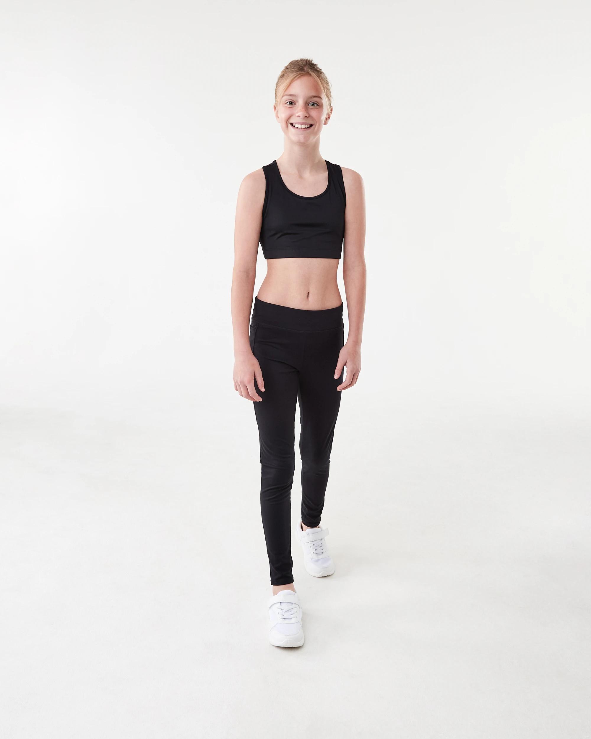 5 Active Kids Full Length Training Leggings BLACK, 5 of 6