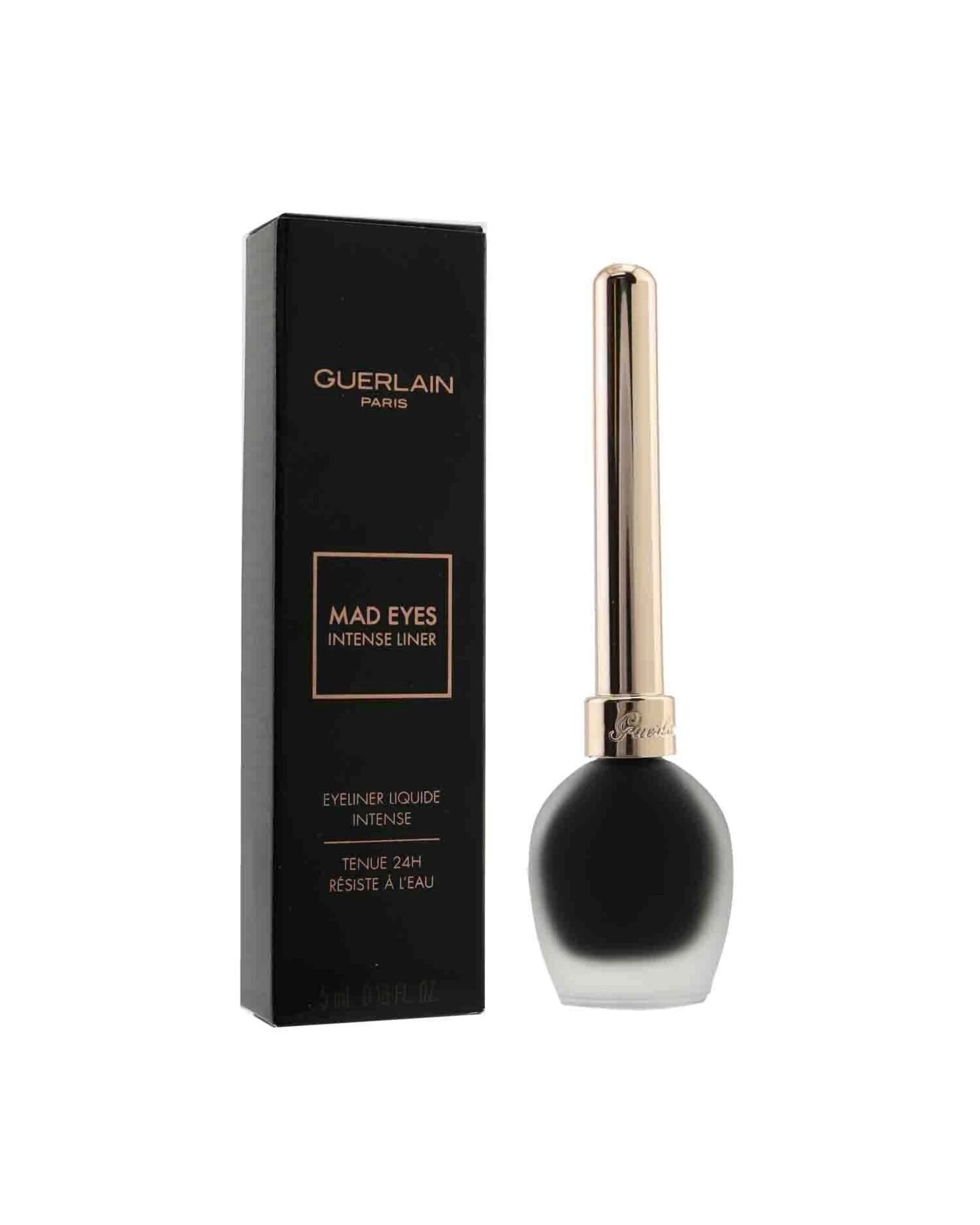 2 Guerlain Mad Eyes Intense Liquid Eyeliner - # 01 Glossy Black 5ml/0.16oz, 2 of 3
