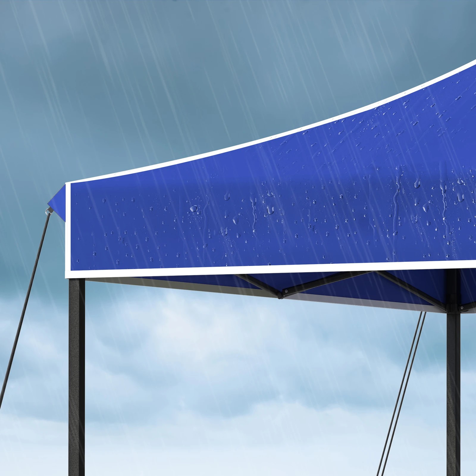 4 Alfordson Gazebo 4.5x3m Pop Up Marquee 600D Oxford Folding Outdoor Tent - Blue, 4 of 10