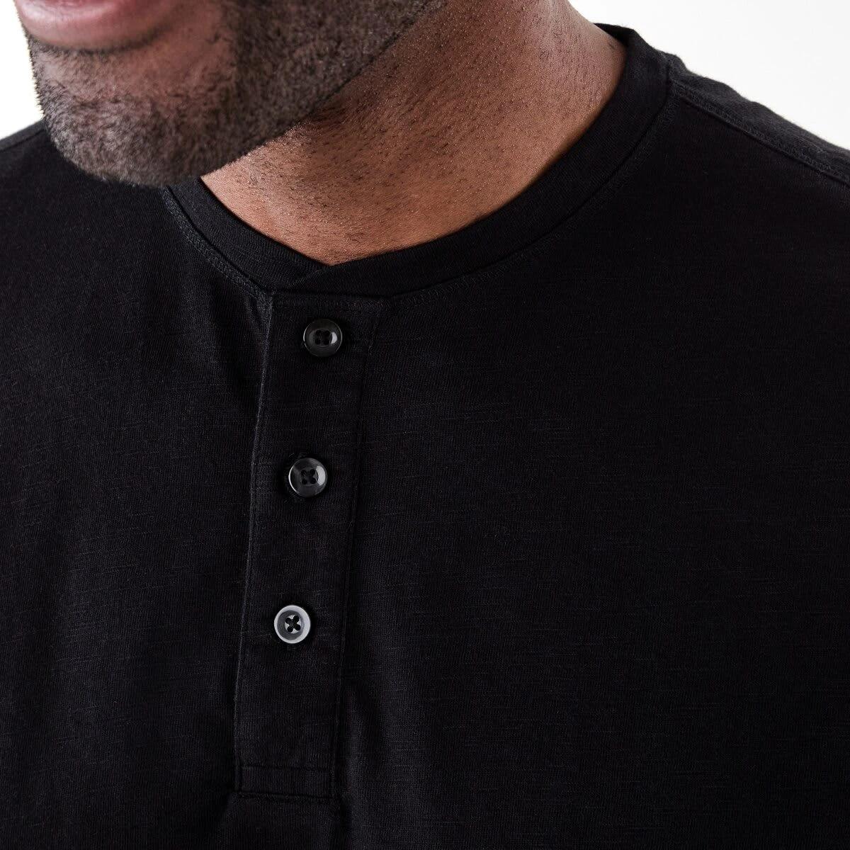 5 Henley T-shirt BLACK, 5 of 6