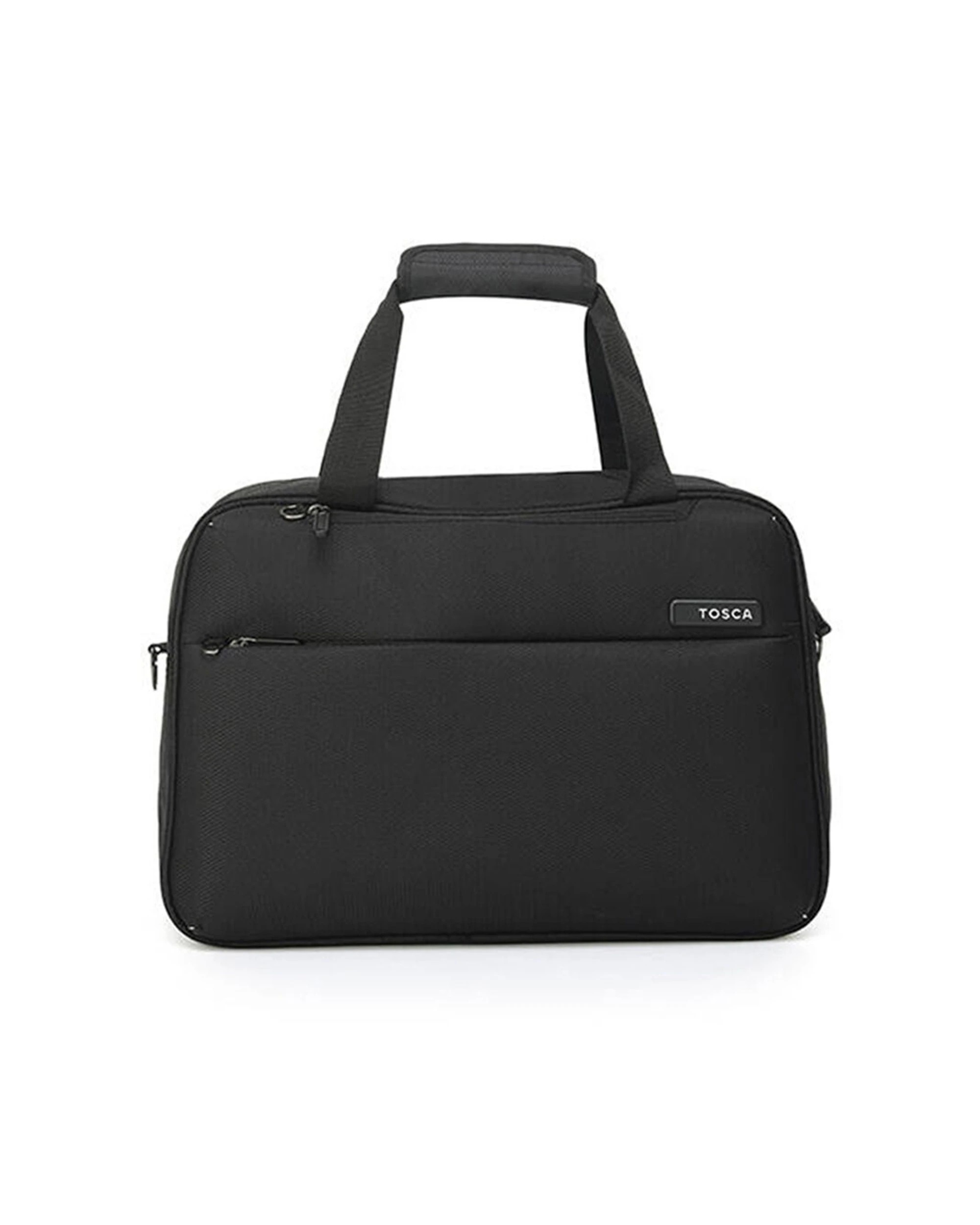 1 Tosca So-Lite Cabin Onboard Fabric Overnight Tote Bag - Black, 1 of 1