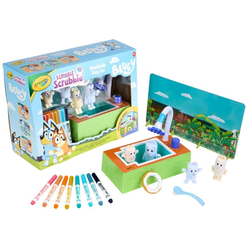 3 Crayola Scribble Scrubbie Bluey Set, 3 of 7