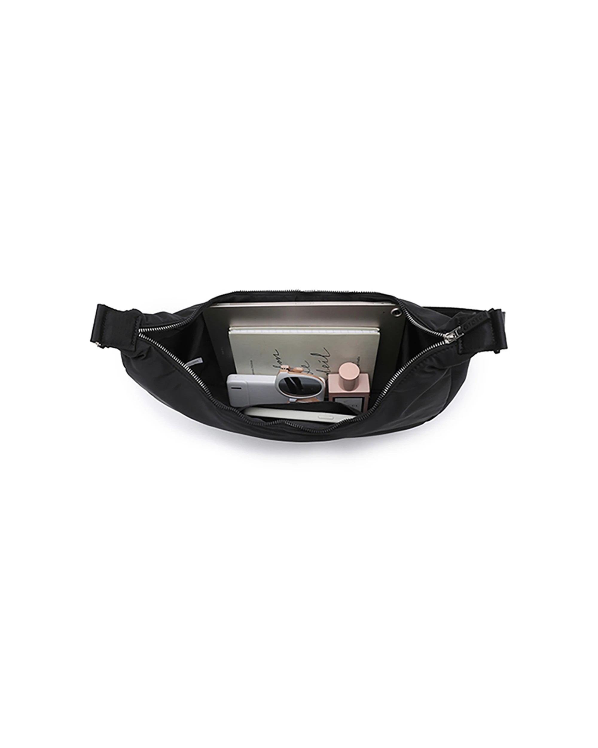 3 Tosca Everyday Hobo Shoulder Compact Handbag - Black, 3 of 3