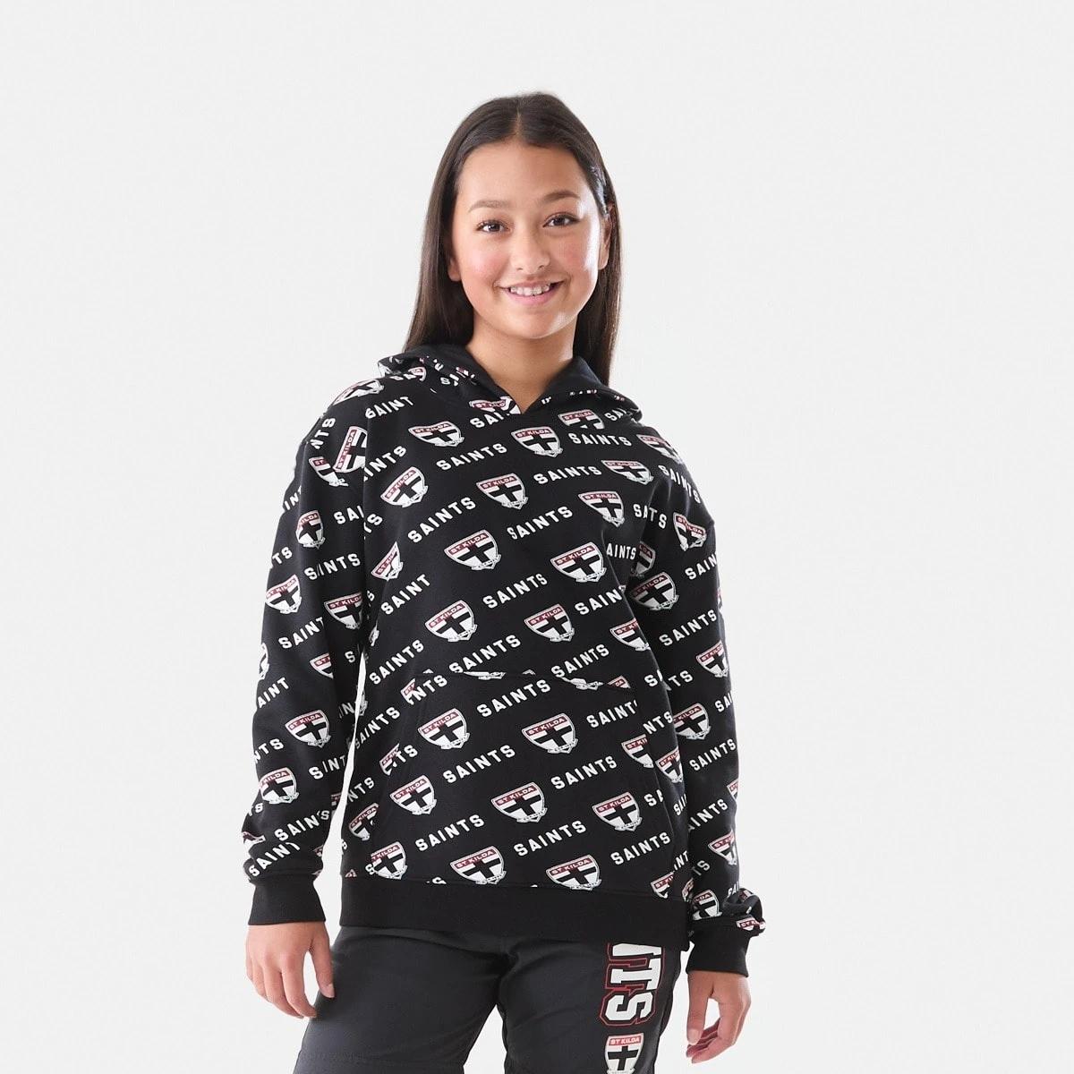 4 Official AFL Kids All Over Print Hoodie St Kilda, 4 of 10