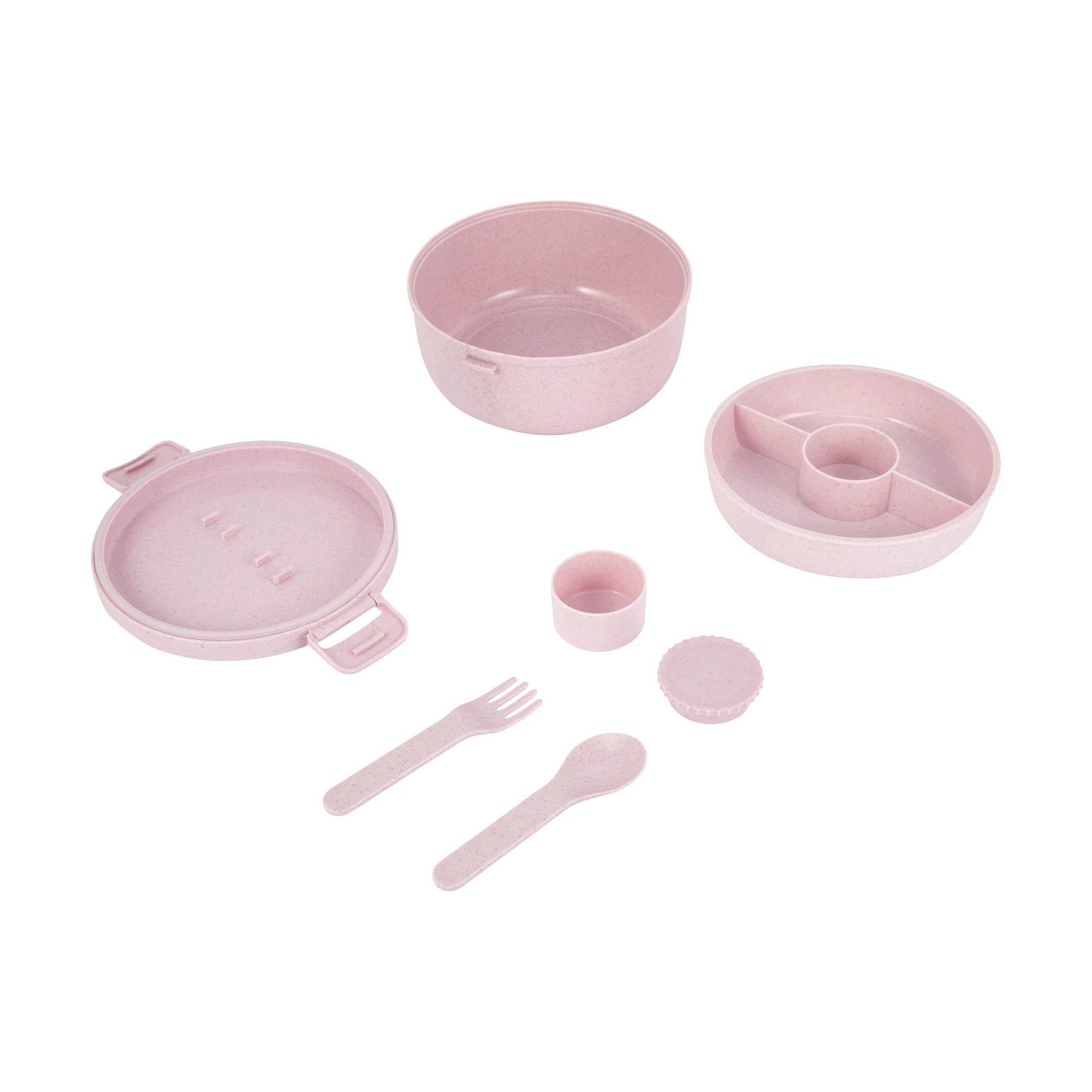 4 Pink Wheat Straw Salad Bowl, 4 of 5