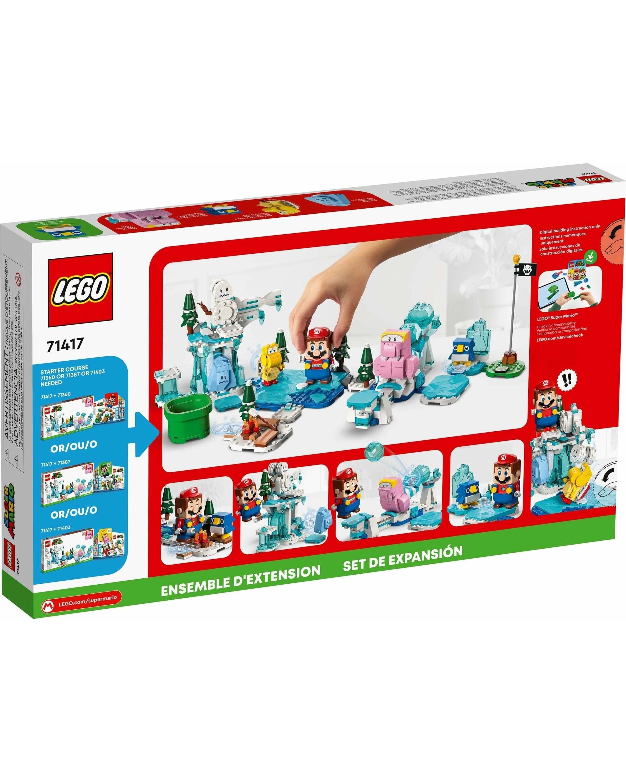 3 LEGO Super Mario Series 71417 Fliprus Snow Adventure Expansion Set, 3 of 5