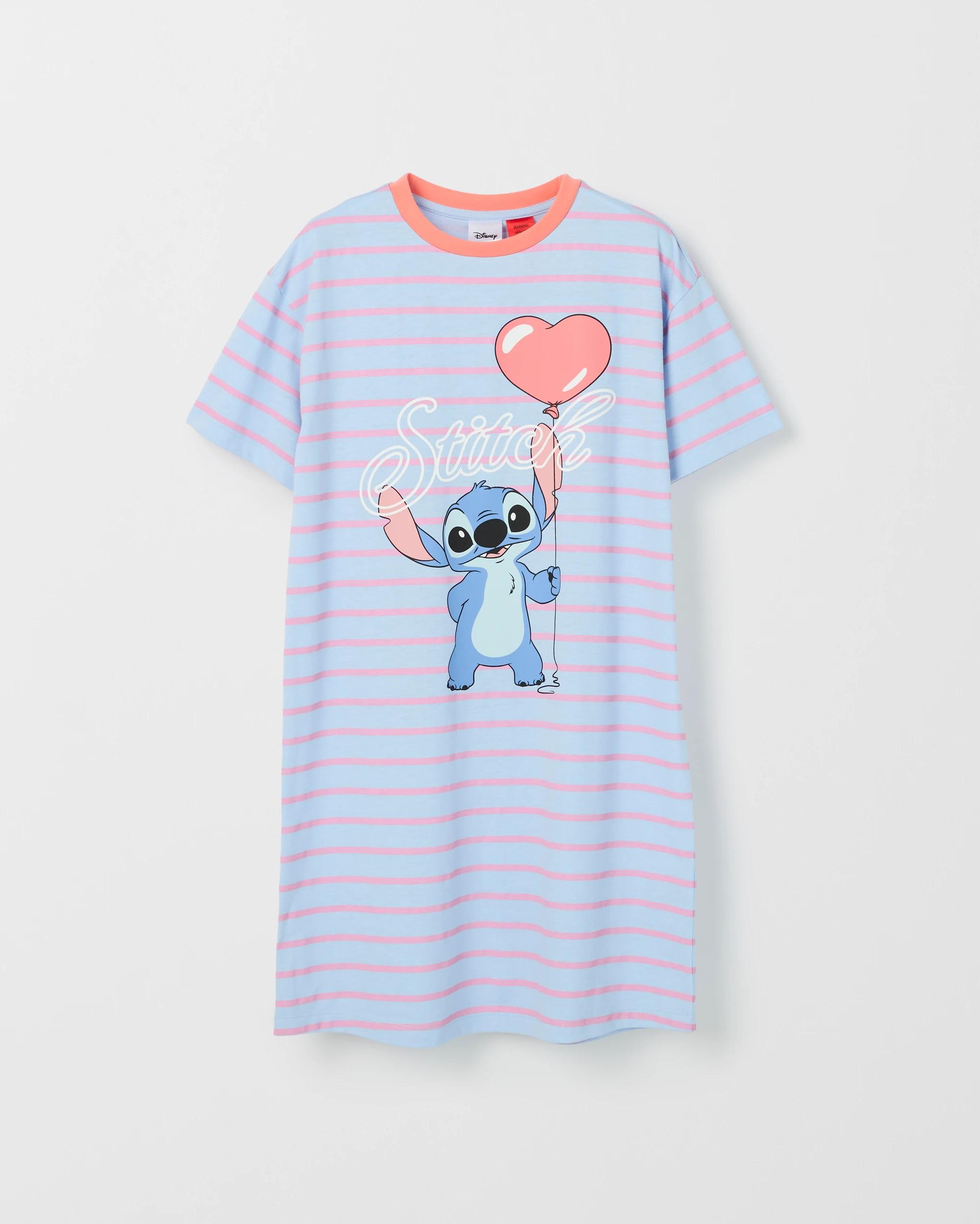 5 Disney Lilo & Stitch Older Girls Short Sleeve Oversized Nightie LILO & STITCH, 5 of 7