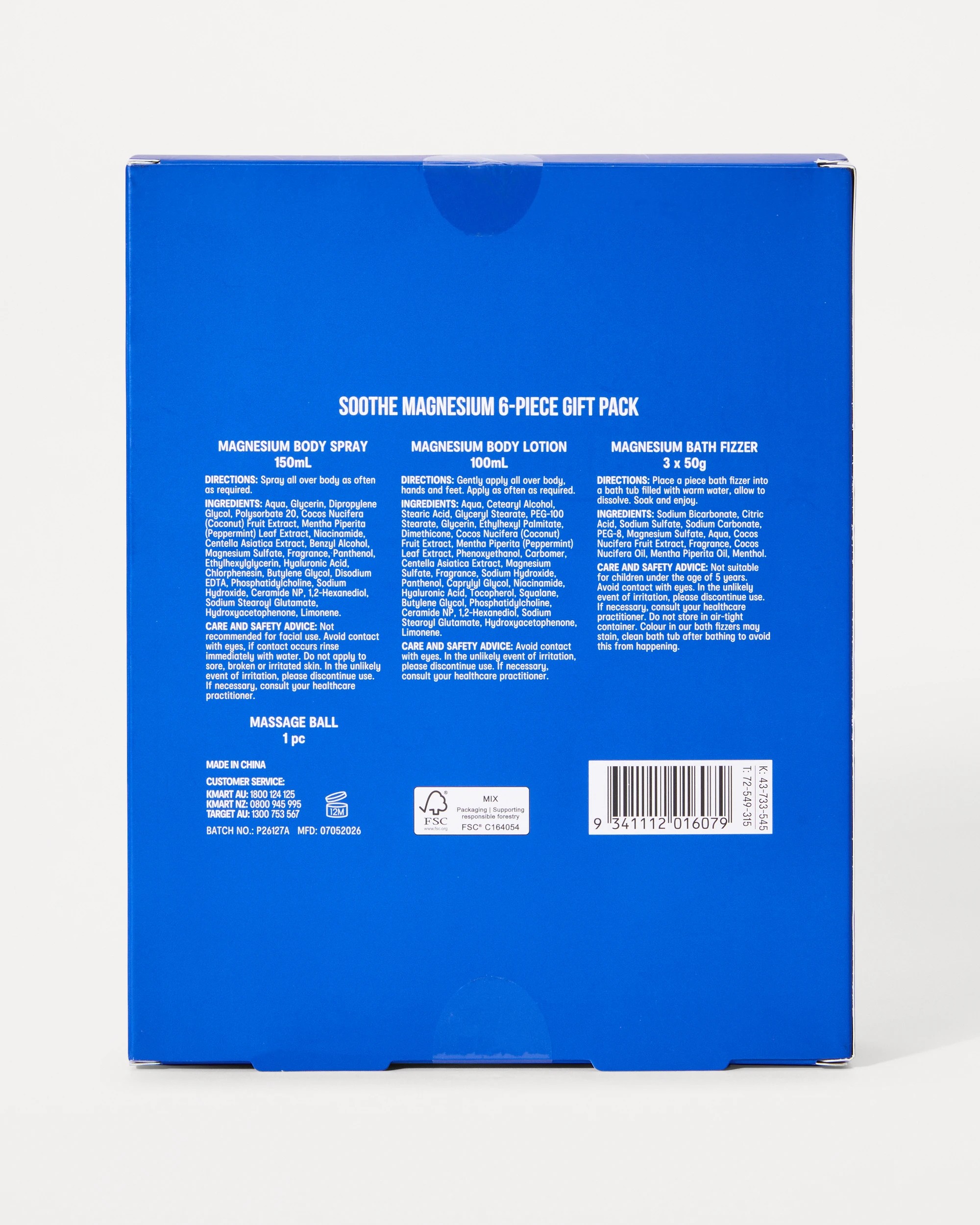 7 OXX Beauty Soothe Magnesium 6 Piece Gift Pack, 7 of 7