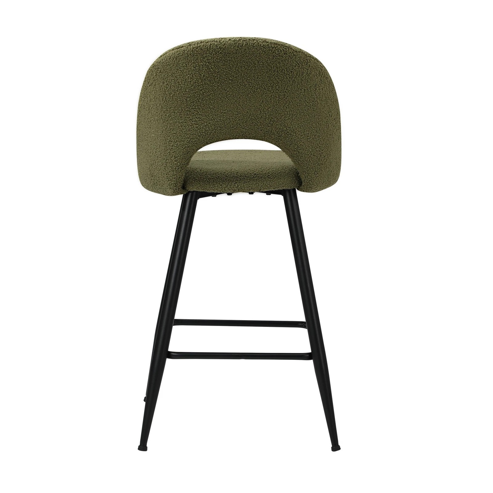 9 Oikiture 4x Bar Stools Kitchen Counter Stool Dining Chairs Boucle Horn
 - Green, 9 of 10