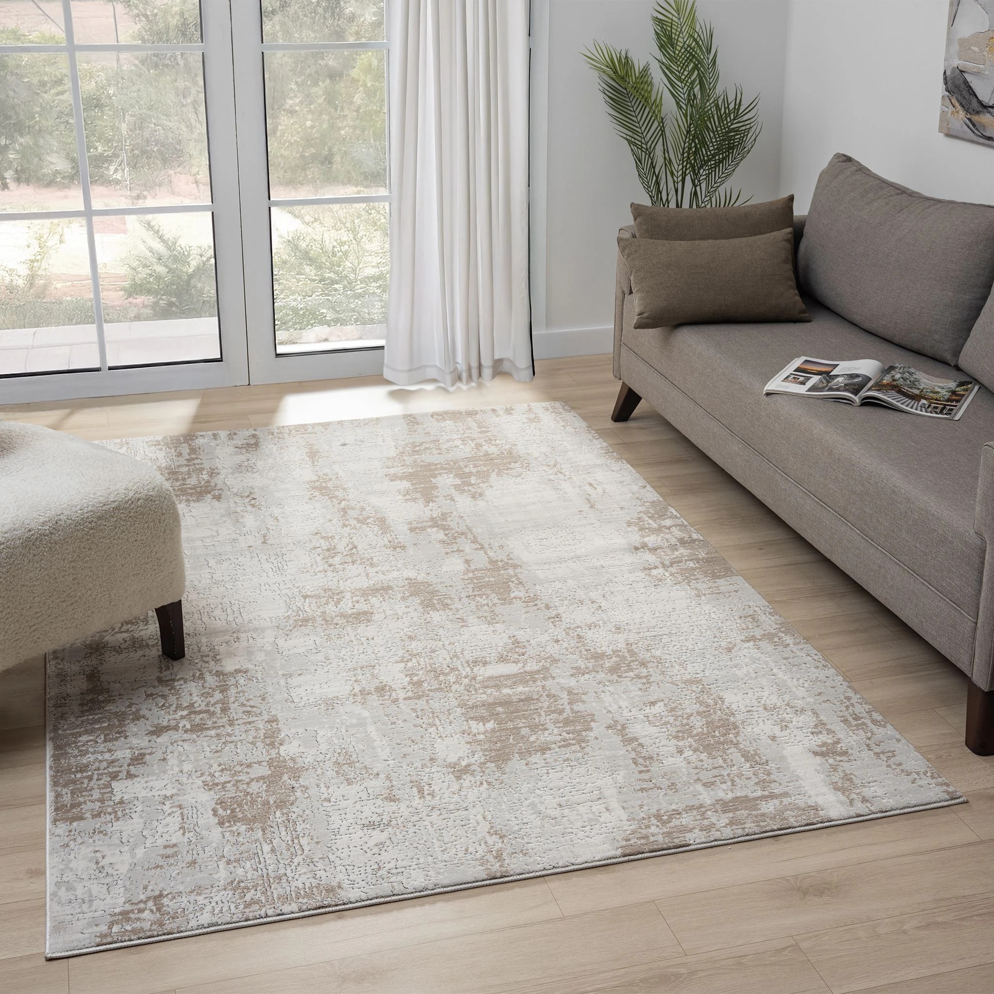 3 La Grace Home Adriano Premium Rug - 160x230cm - Stone, 3 of 10