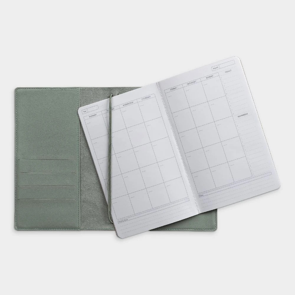 9 Otto Personal Undated Planner Teal, 9 of 9