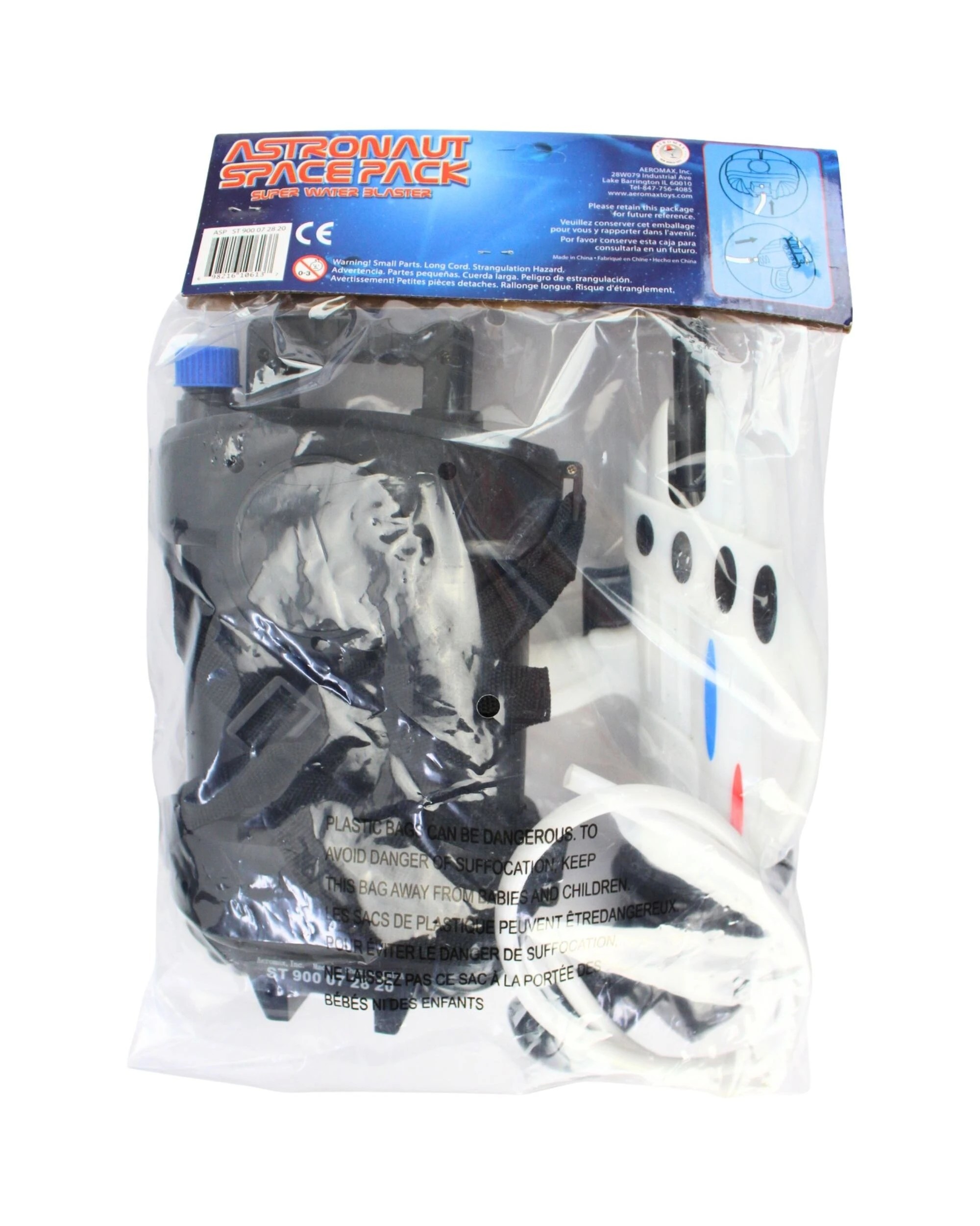 3 Partyrama Astronaut Backpack Water Soaker - Multi, 3 of 3