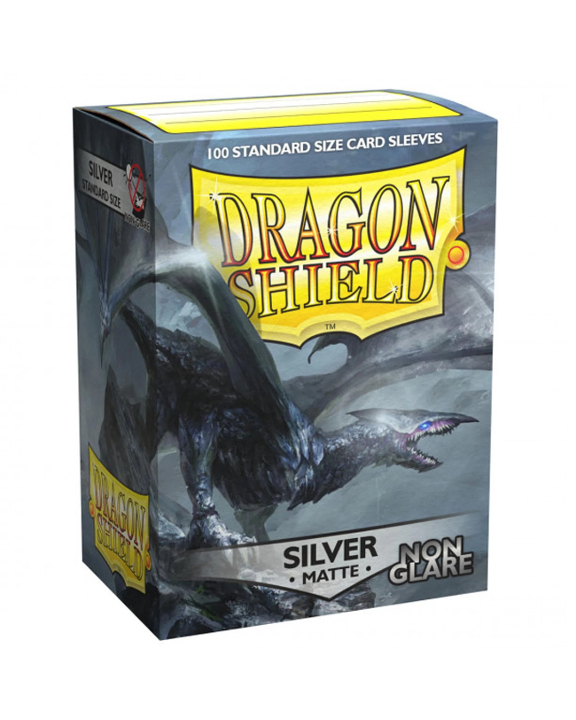 1 Dragon Shield Caelum Matte Silver Sleeves 100 Pack, 1 of 2