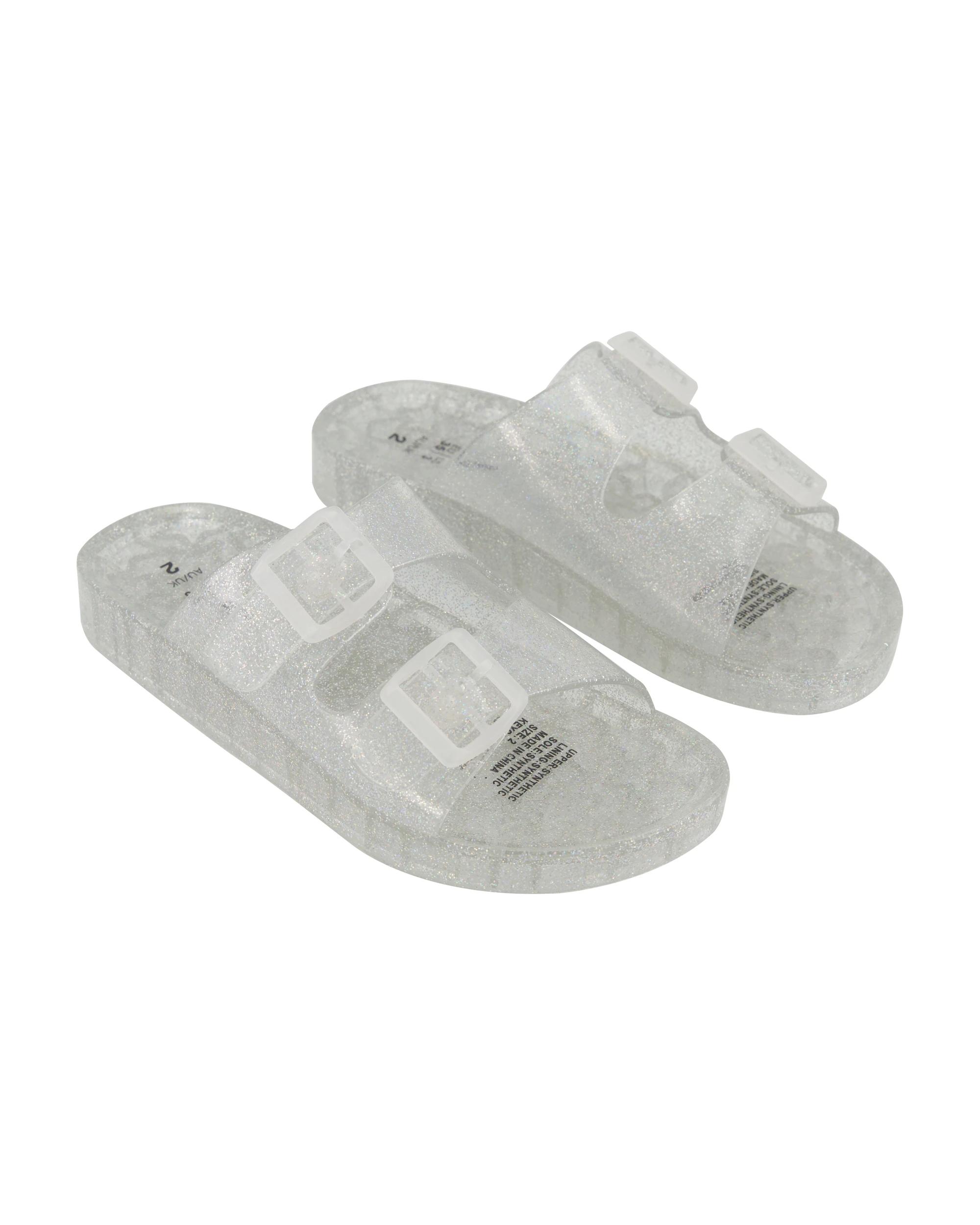 2 Junior Jelly Sandals Clear, 2 of 4