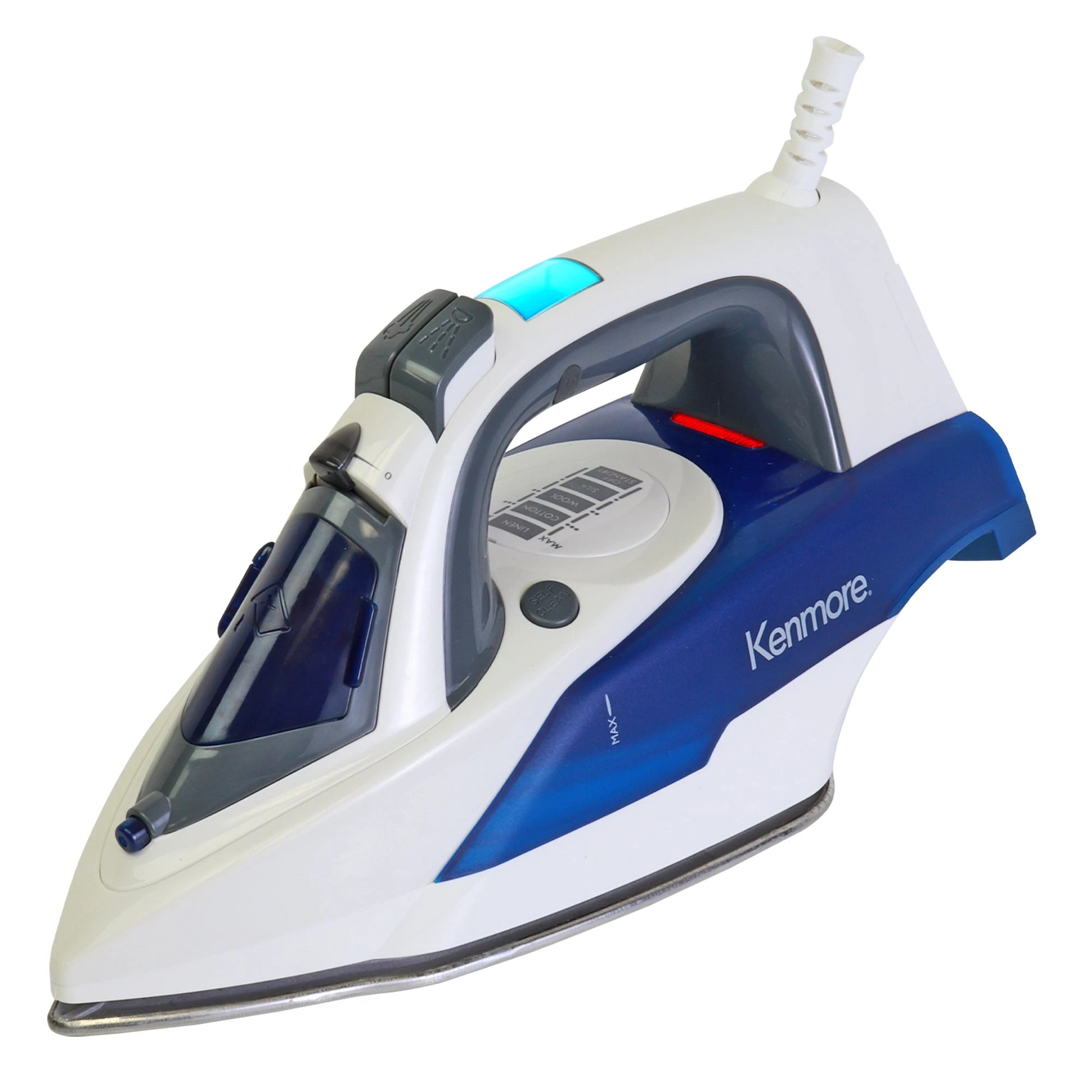 1 Kenmore Clothing Steam Iron (Blue) - White, 1 of 8
