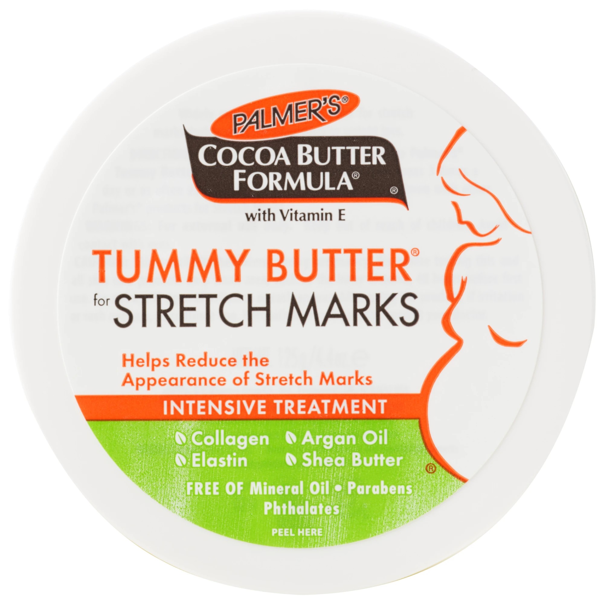 2 Palmer's Cocoa Butter Tummy Butter for Stretch Marks 125g - Collagen, Elastin, Argan Oil & Shea Butter, 2 of 6