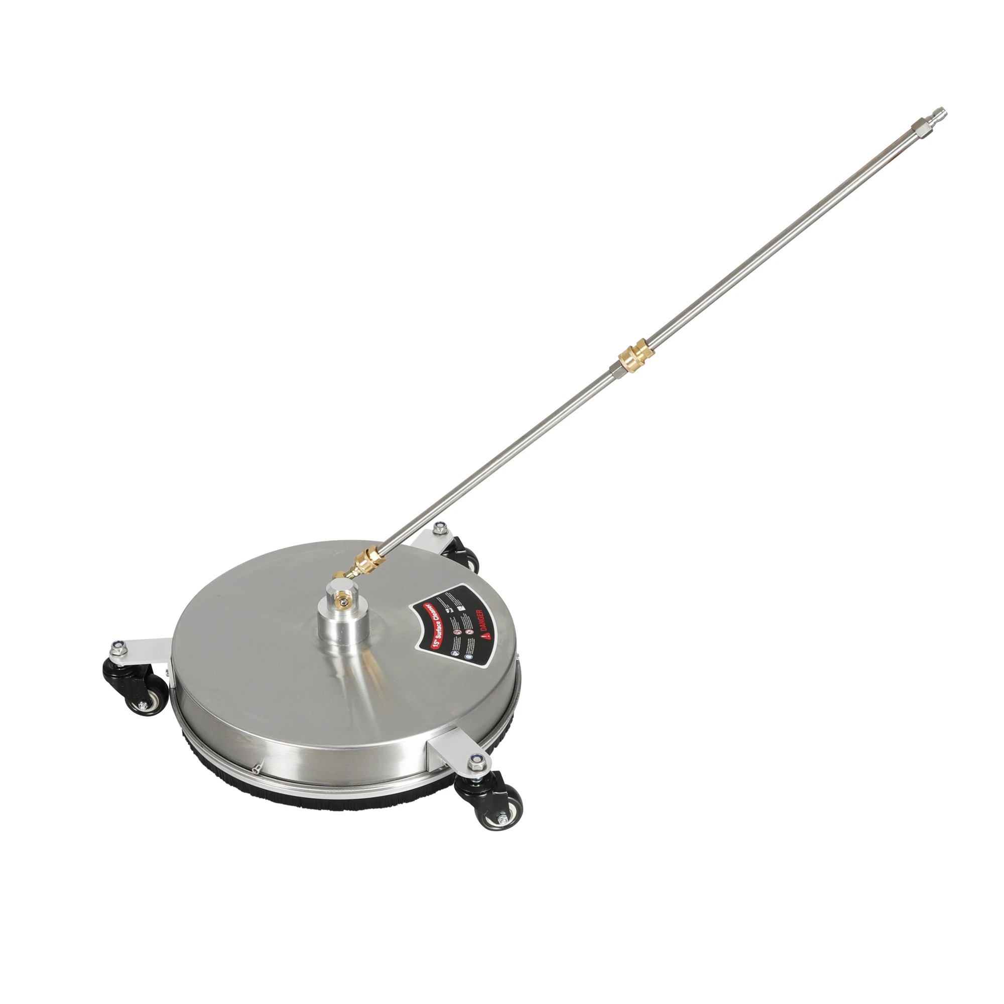 1 Traderight Pressure Washer Surface Cleaner With 3 Wheels Stainless 27600 kPa, 1 of 5
