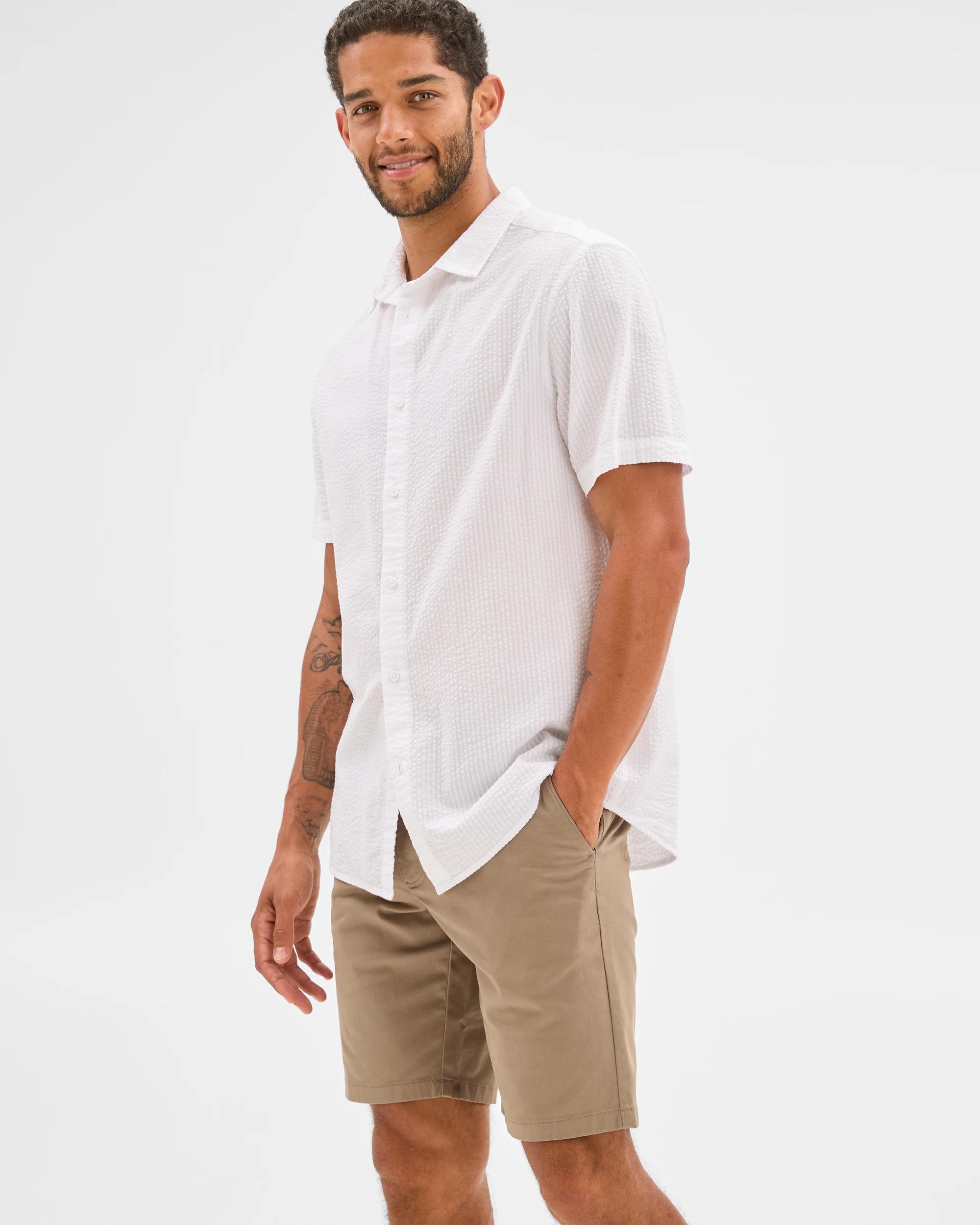 1 Target Australian Cotton Regular Stretch Chino Shorts WALNUT, 1 of 6