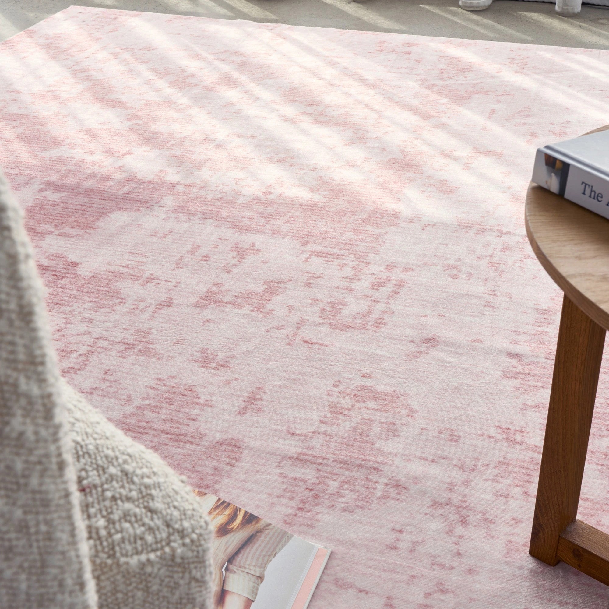 3 Common Ground Rugs Vitality Muse 220x150cm - Medium Washable Pet Friendly Rug - Pink, 3 of 10