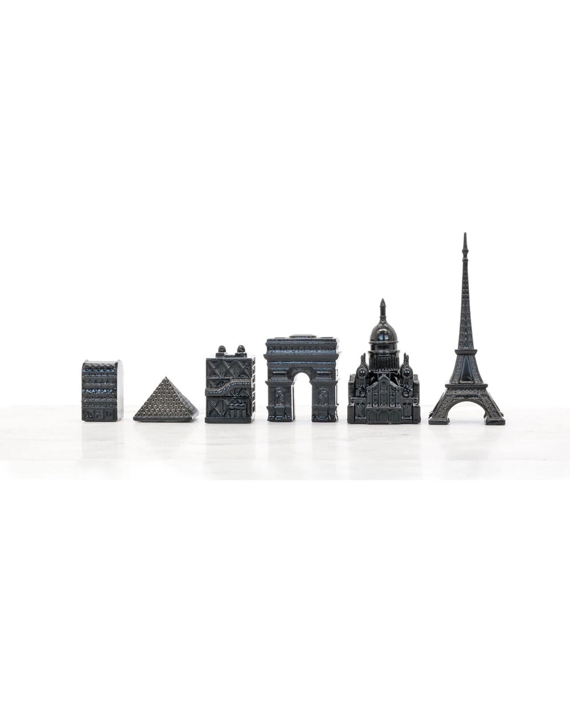 4 Skyline Chess 33pc Paris Edition Wood Board With Printed Paris Map Chess - Multi, 4 of 7