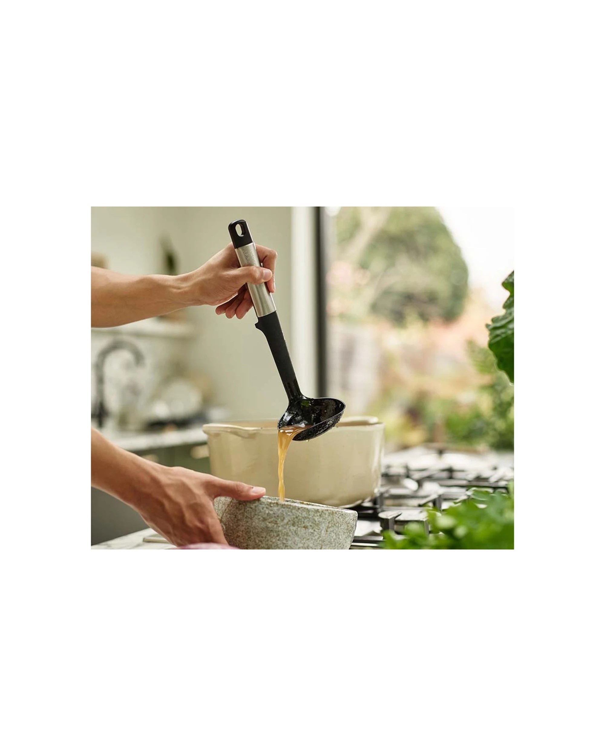 2 Joseph Joseph Elevate Silicone Steel Ladle Elevate Technology 30.5cm - Black, 2 of 6