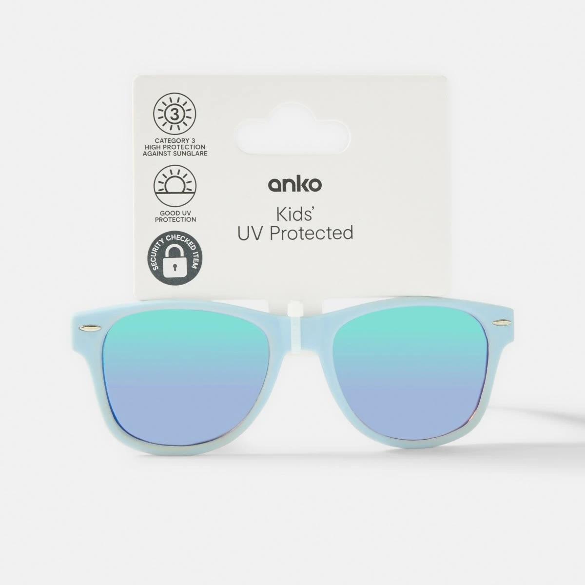 5 Kids Square Sunglasses BLUE, 5 of 5