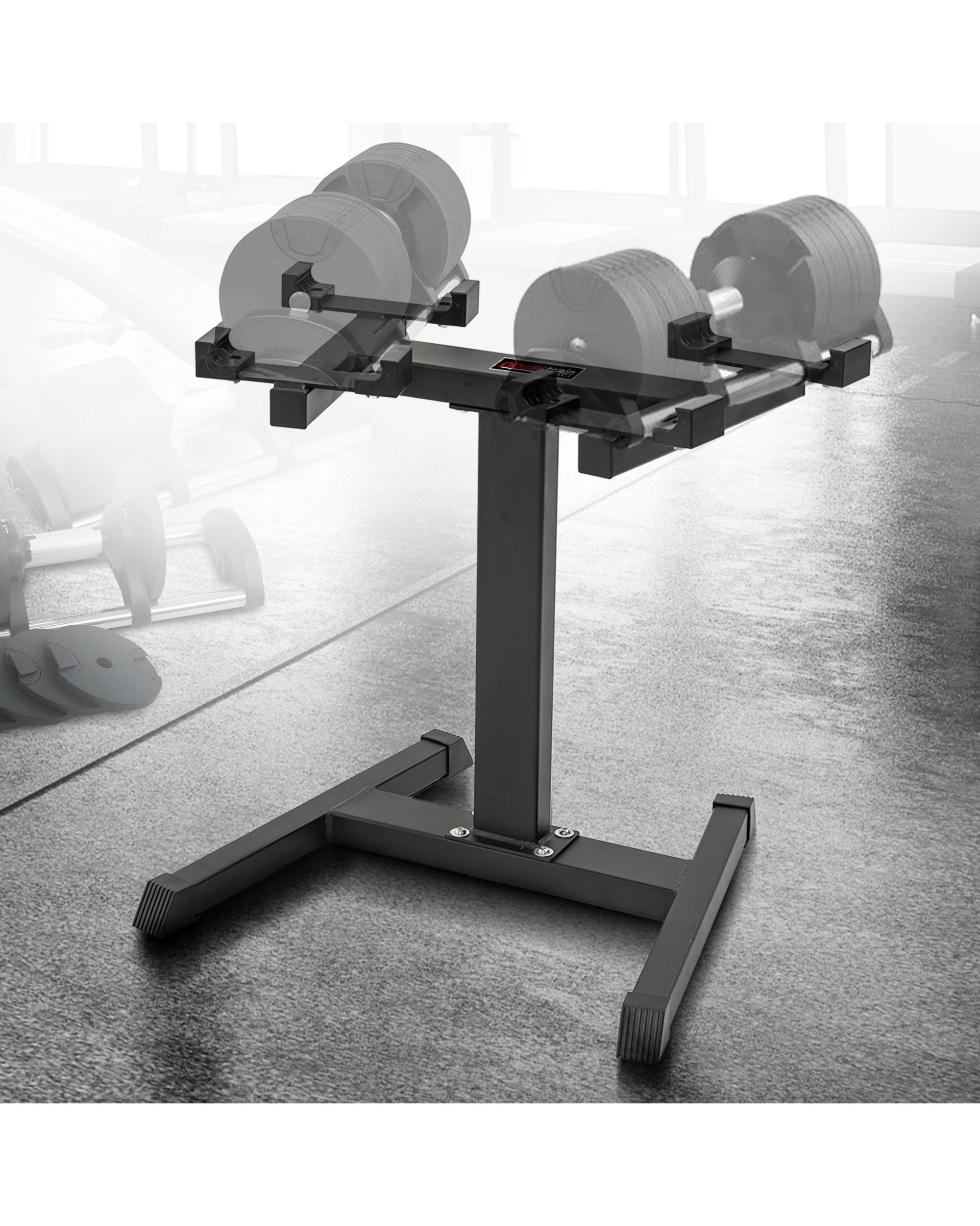 5 Powertrain 150Kg Adjustable Eon Dumbbell Stand - Black, 5 of 6