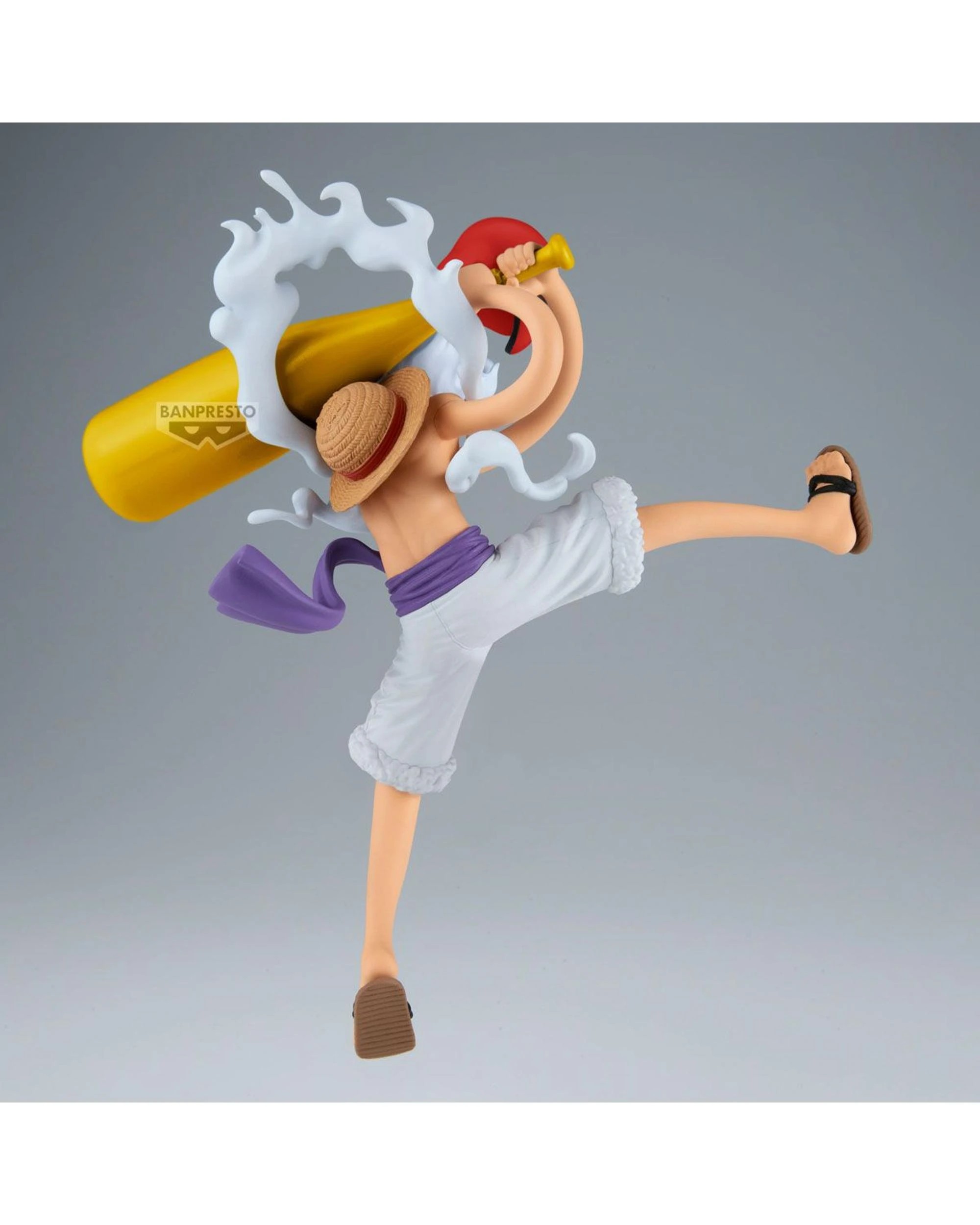 4 Banpresto Battle Record Collection One Piece Monkey D Luffy Gear 5 II Figure, 4 of 5