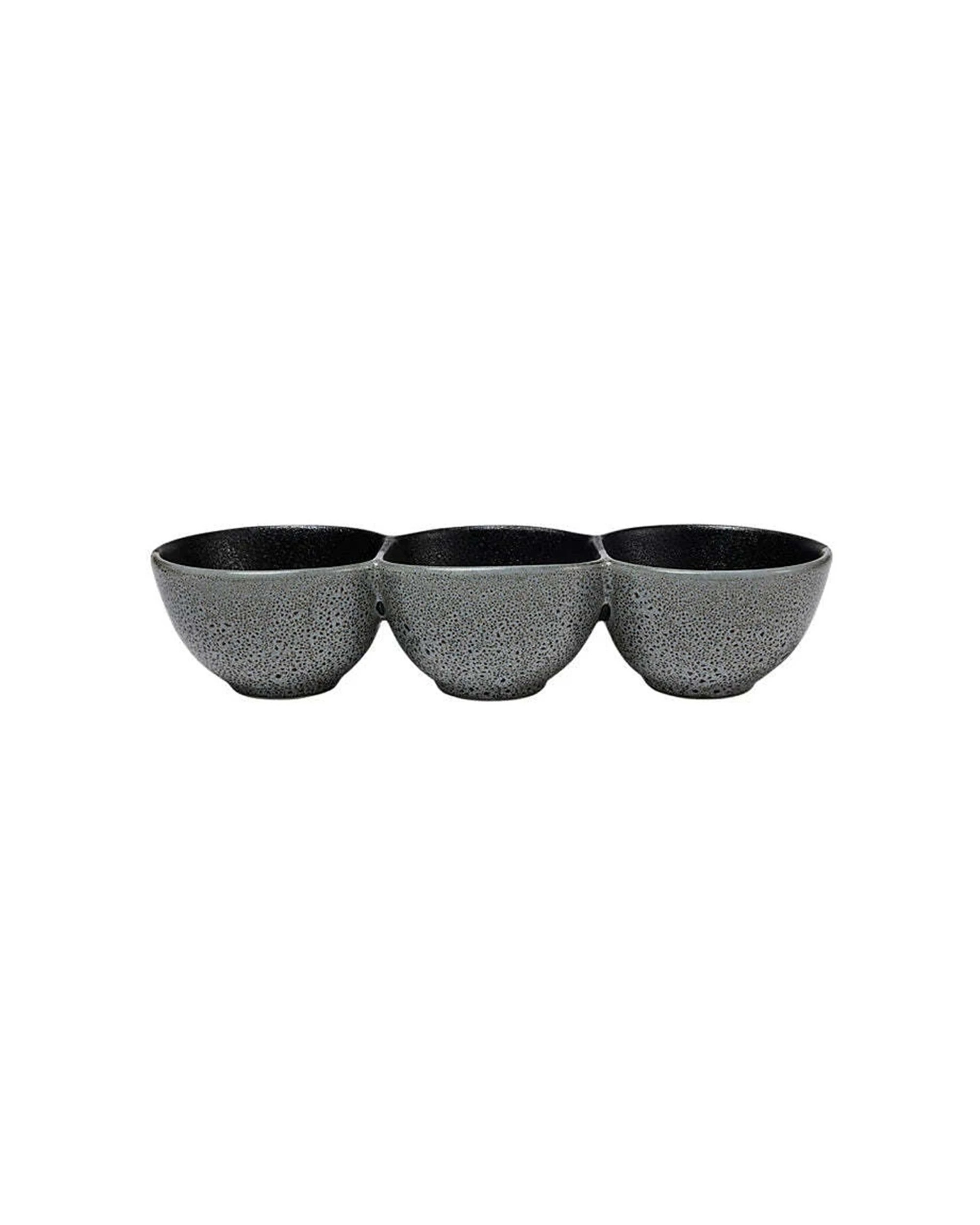 1 Maxwell & Williams Caviar Umi Divided Serving Bowl 30x6.5cm Porcelain Dinnerware, 1 of 2