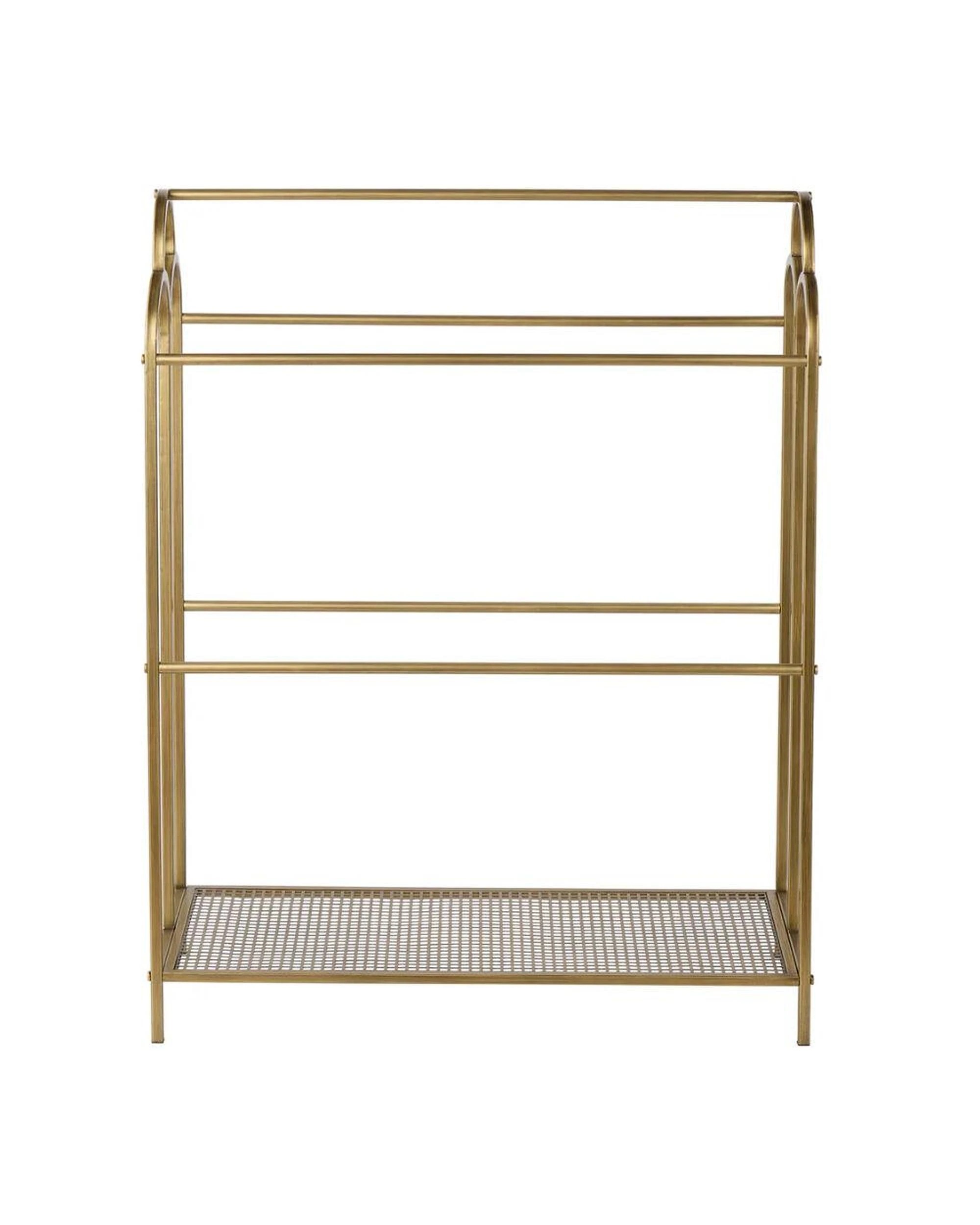 2 Society Home Kingsley Towel Rack Antique Gold, 2 of 5