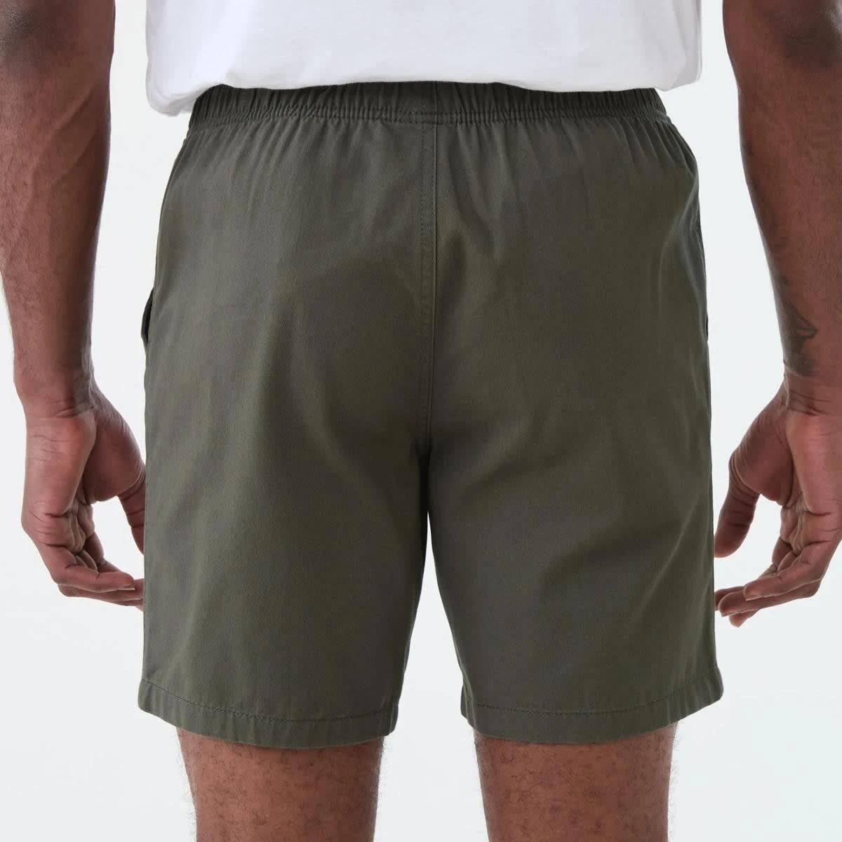 3 Washed Volley Shorts TUSSOCK GREEN, 3 of 6