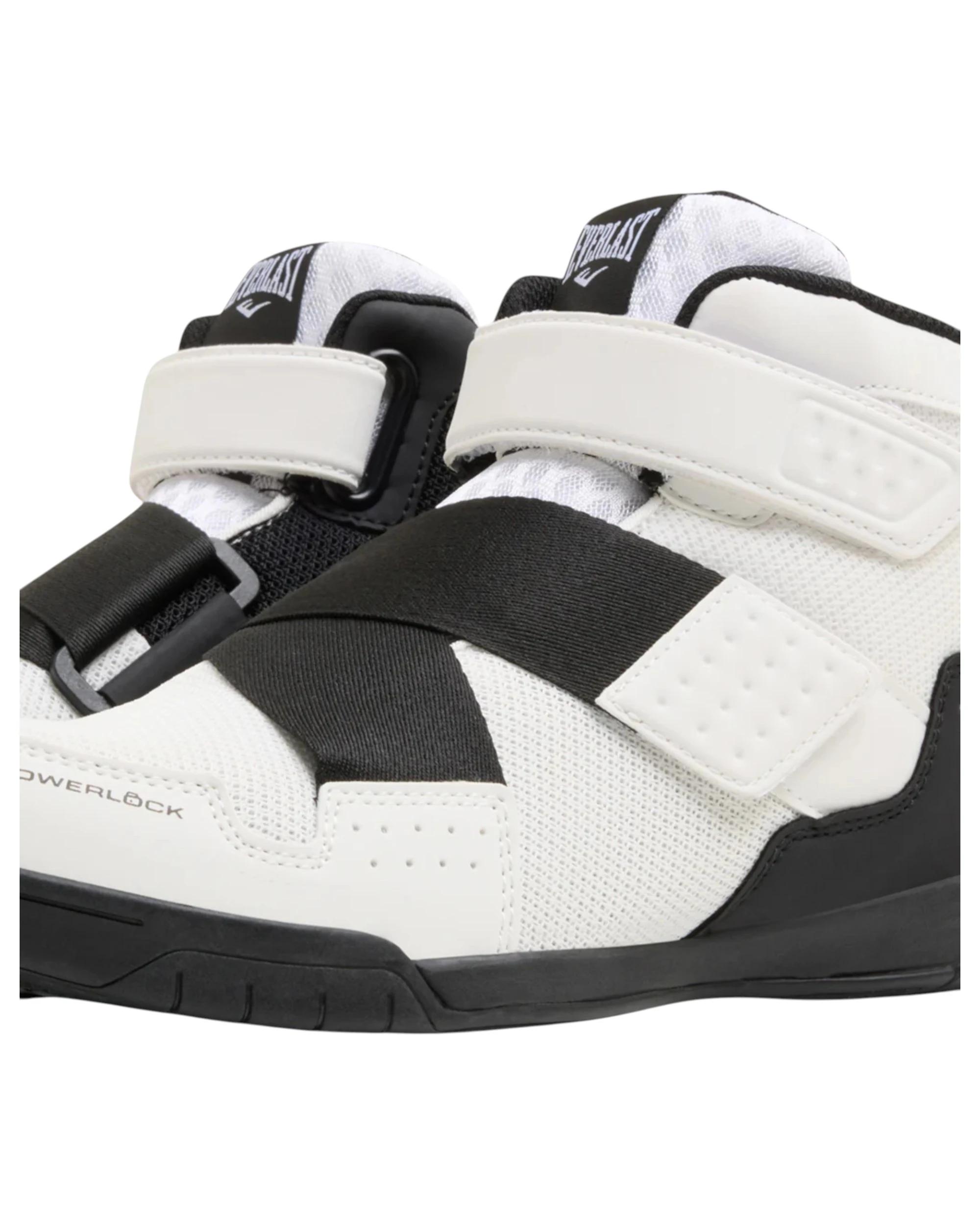 3 Everlast Mens Powerlock X-Trainer White/ Black Gym Training Boots Boxing Shoes White/black, 3 of 8