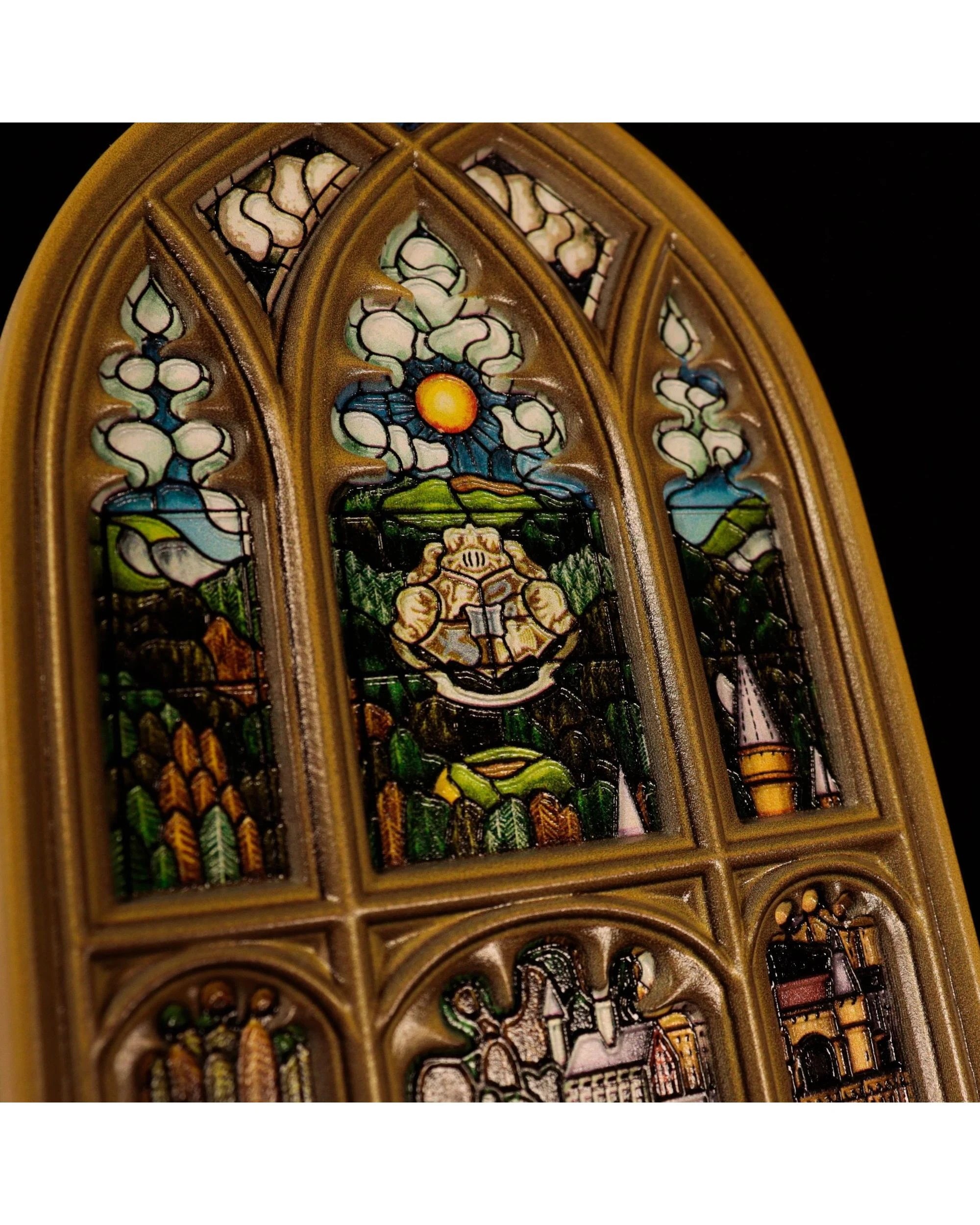 9 Fanattik Harry Potter Mermaid Stained Glass Window Resin Plaque, 9 of 10