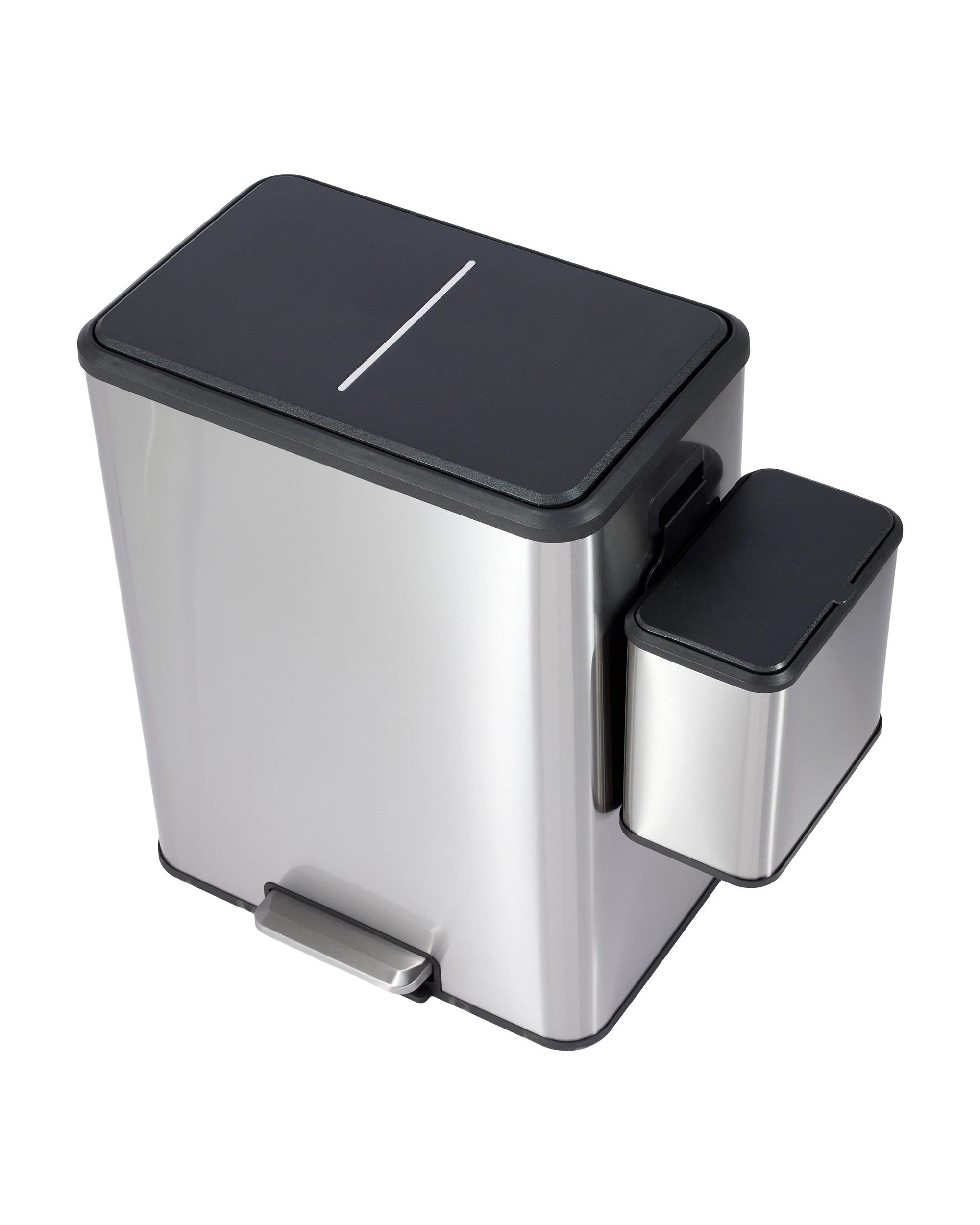3 60L Stainless Steel Bin with 5L Bin, 3 of 7