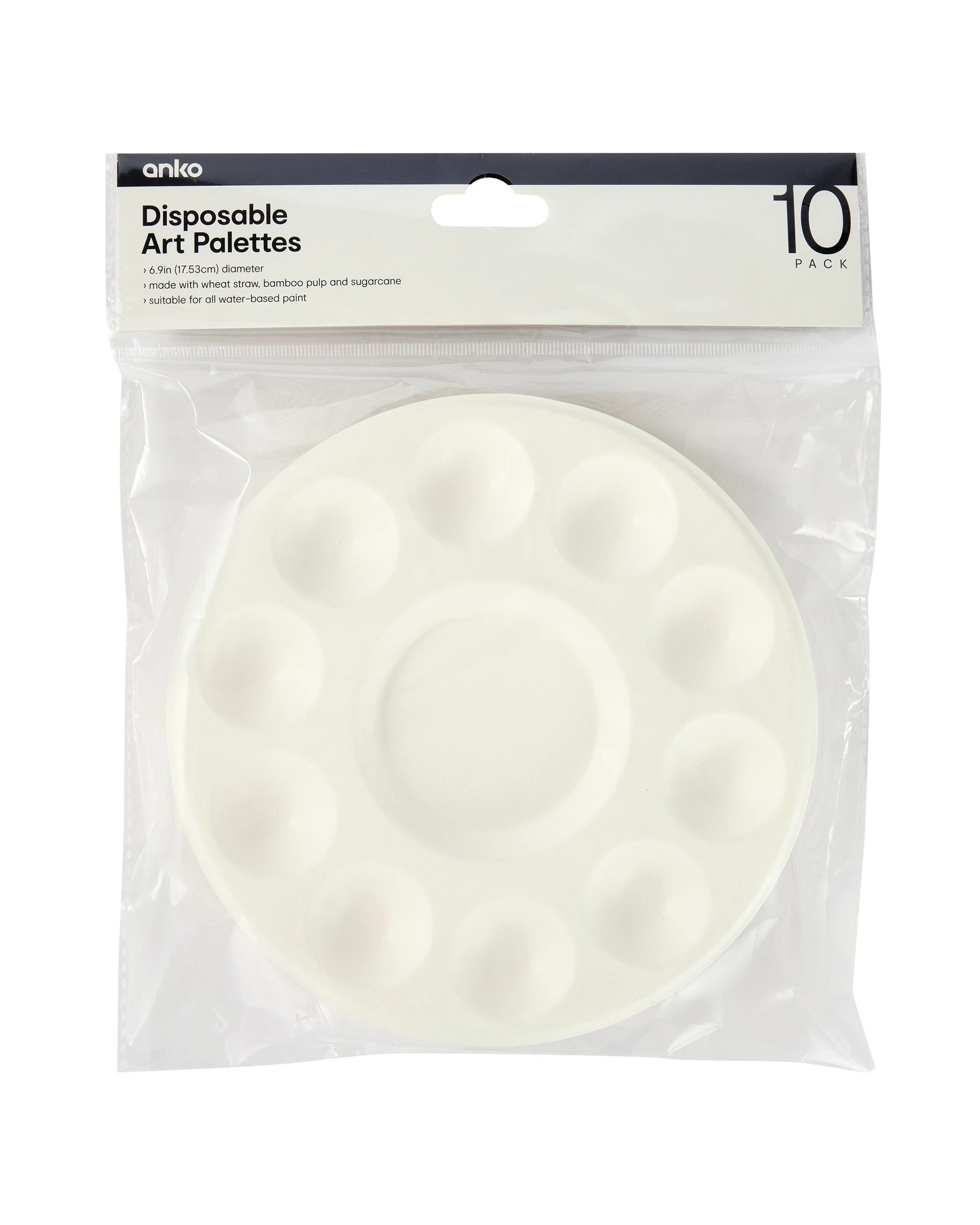 1 10 Pack Disposable Art Palettes, 1 of 3