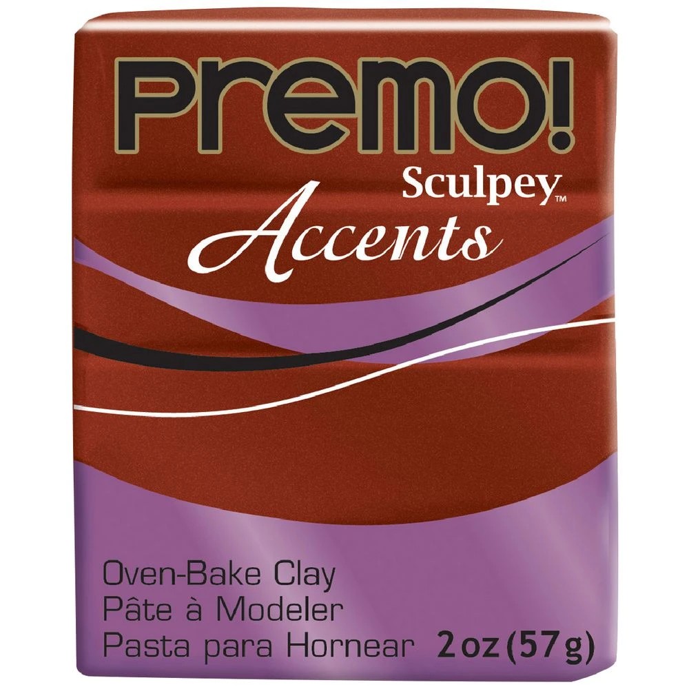1 Sculpey Premo Modelling Clay Bronze 57g, 1 of 3