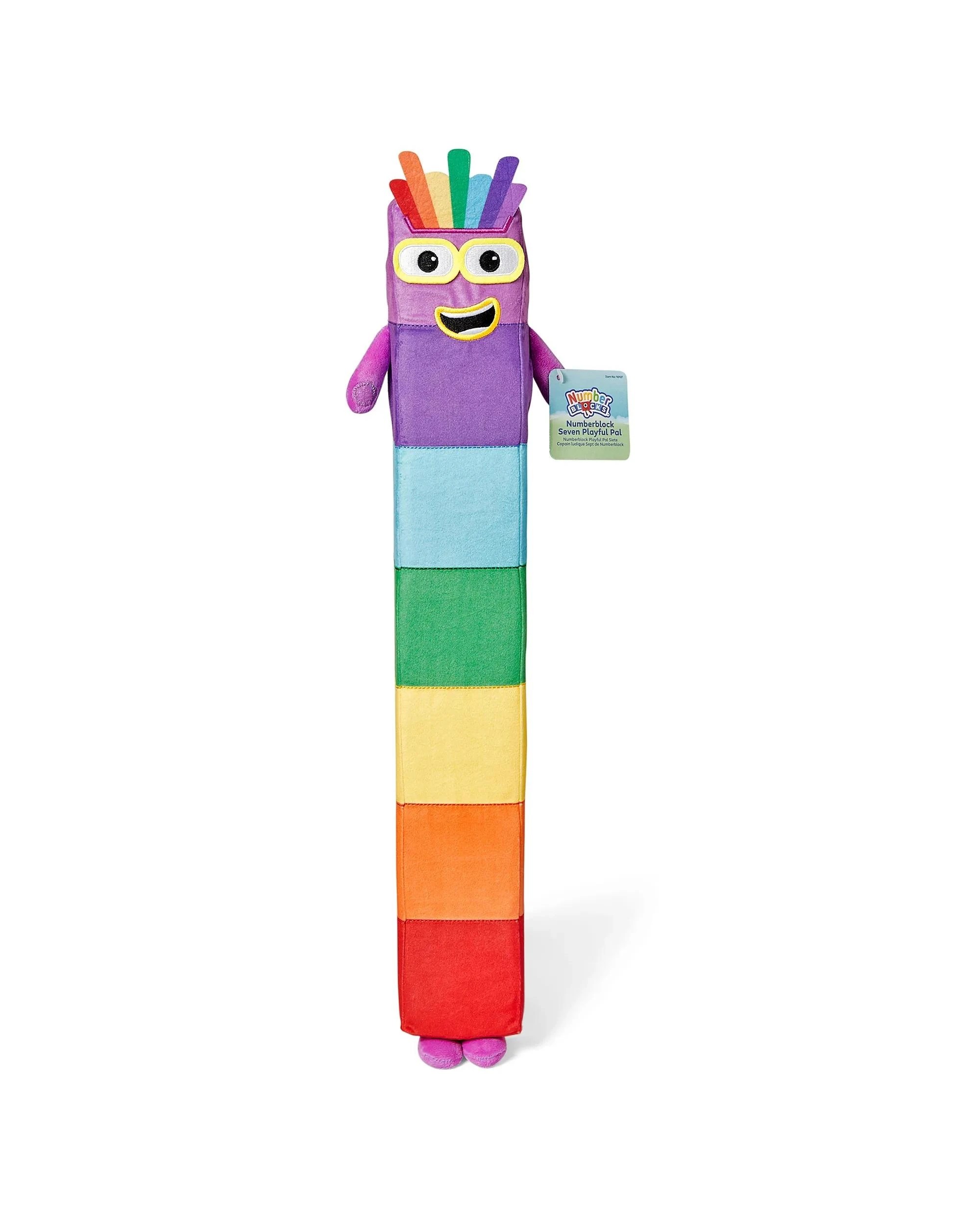 1 Numberblocks Seven Playful Pal Plush, 1 of 7