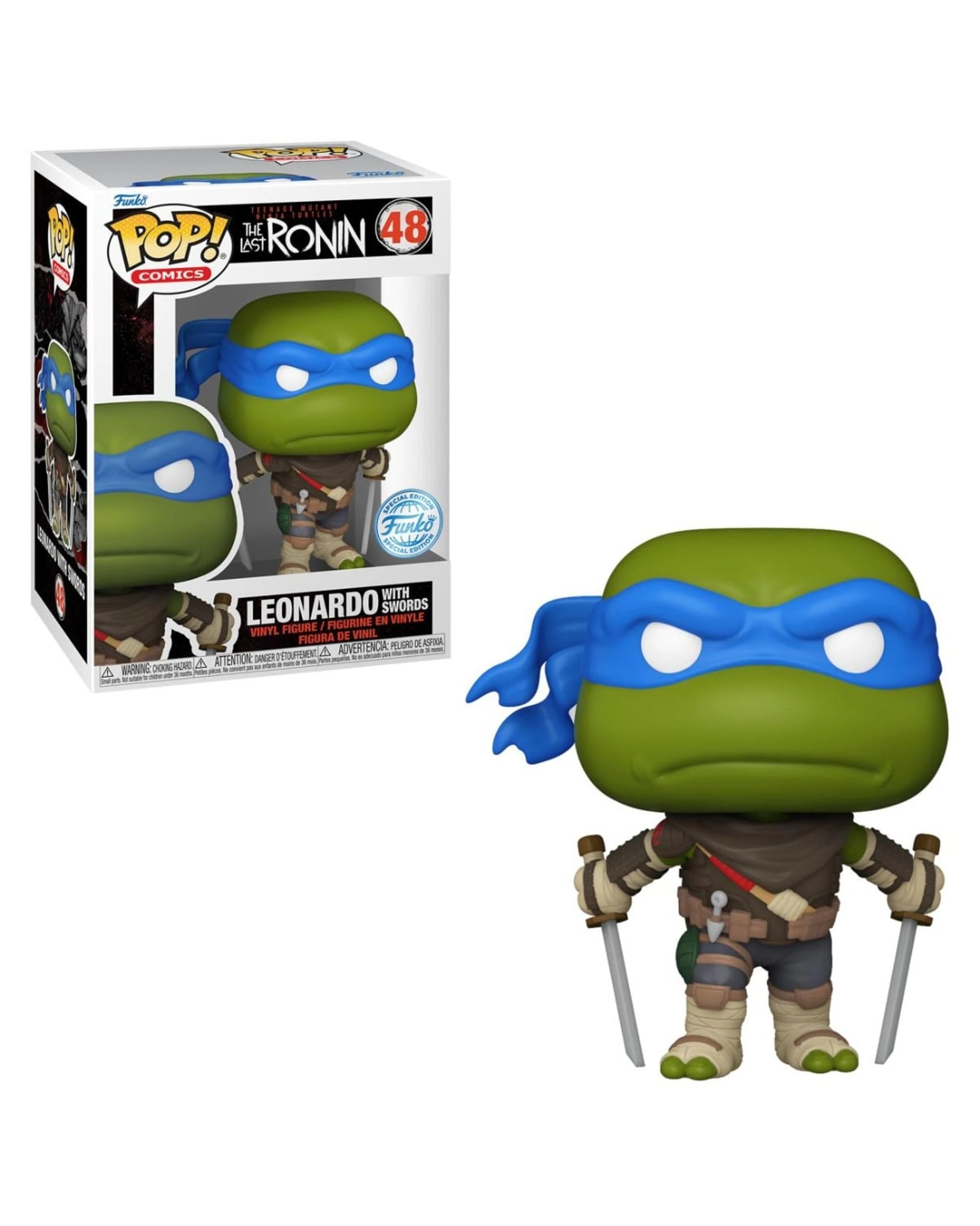 1 Teenage Mutant Ninja Turtles The Last Ronin Leonardo with Swords Funko POP! Vinyl, 1 of 3