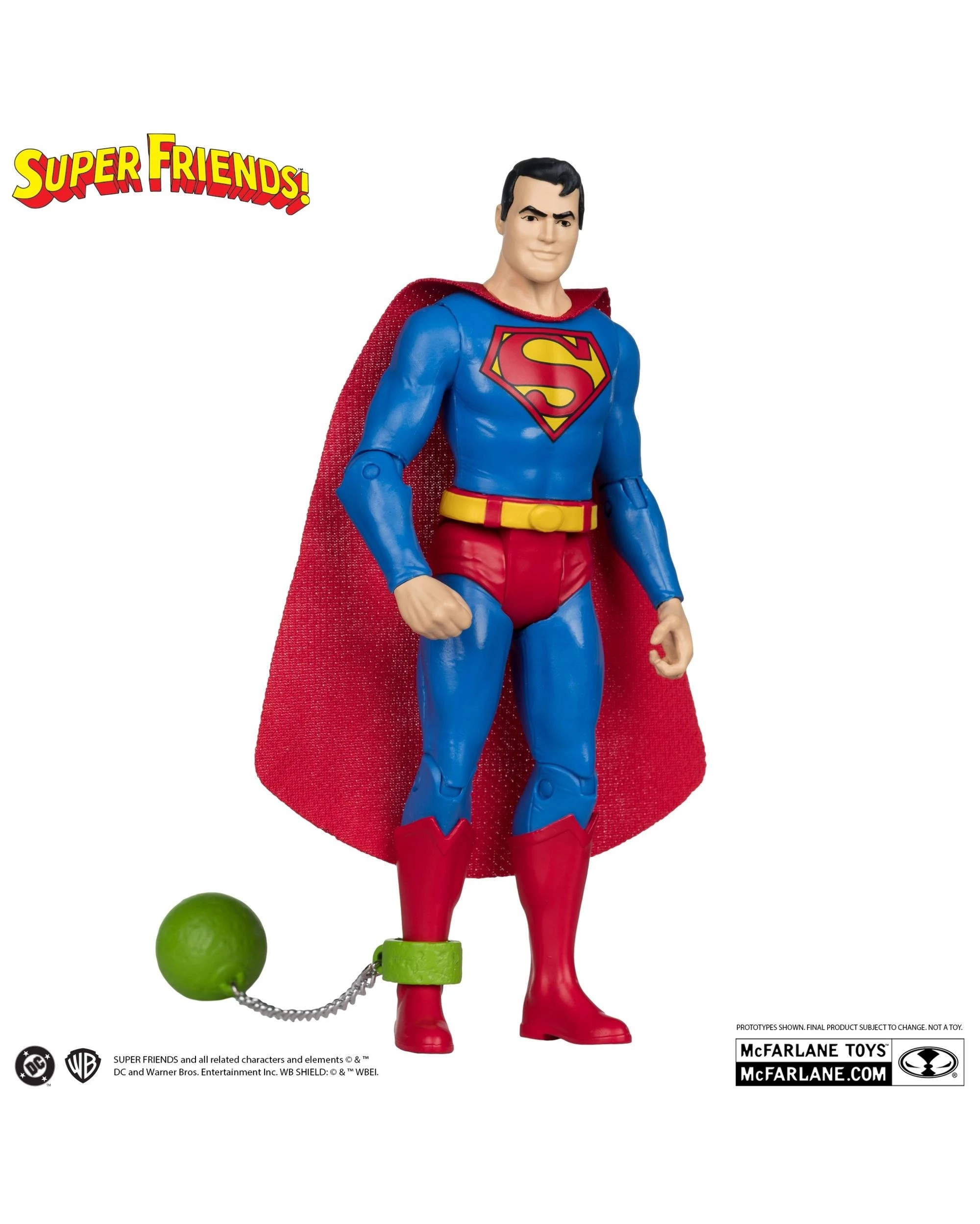 3 DC Comics Retro Super Friends Superman 6 inch Action Figure, 3 of 8